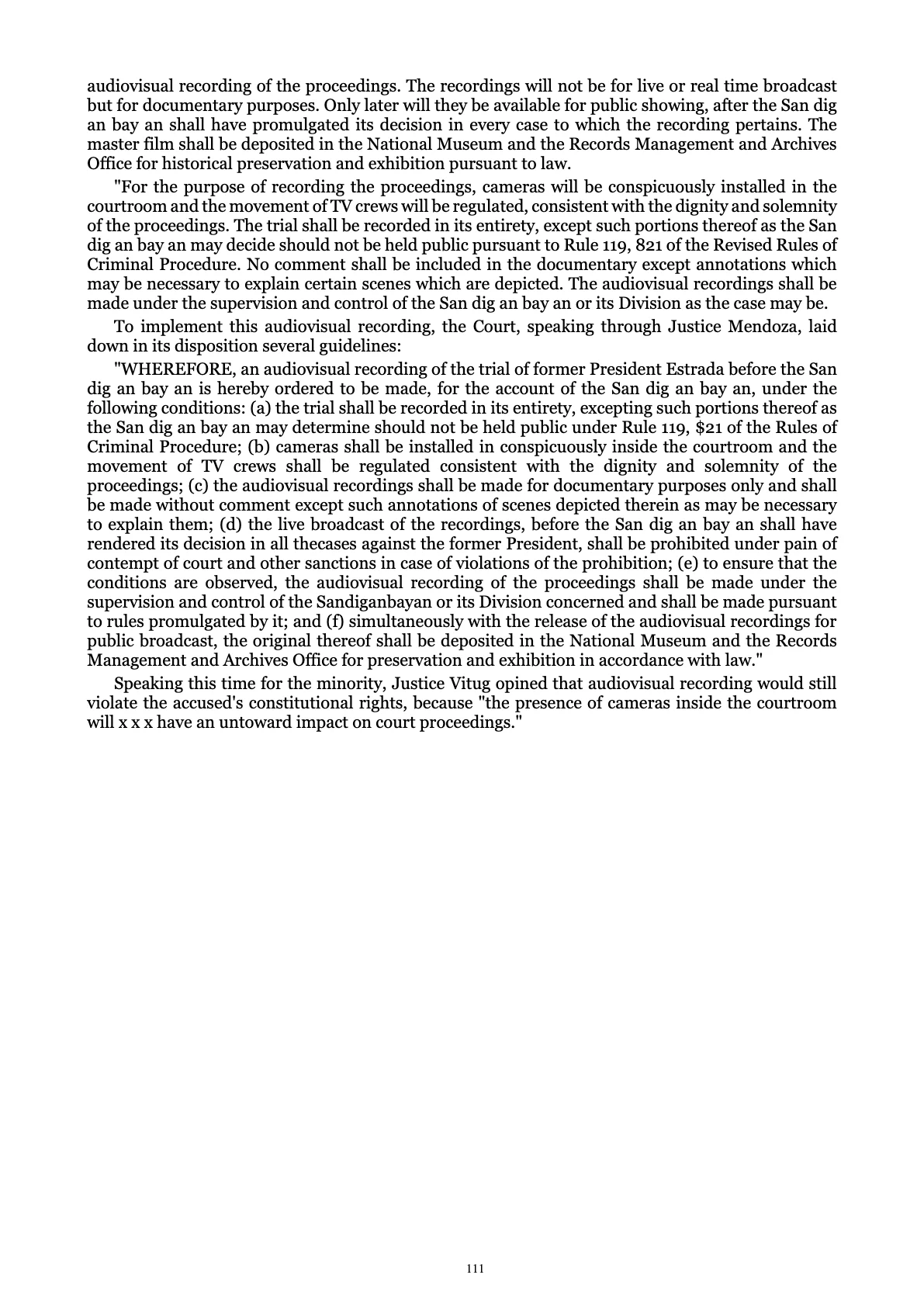 A Centenary of Justice, page 111