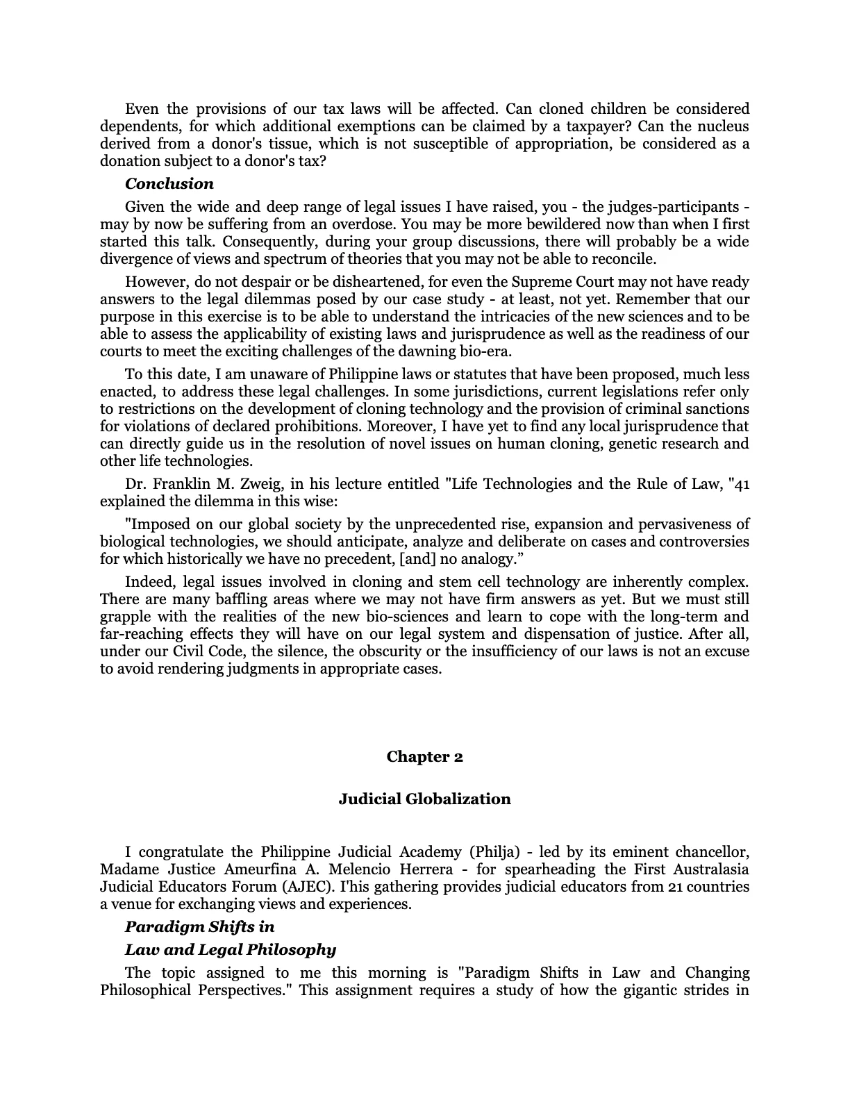 The Bio-Age Dawns on the Judiciary, page 17