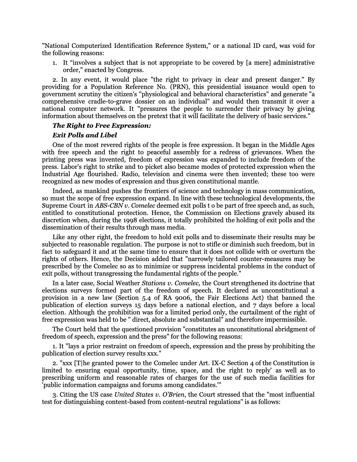 The Bio-Age Dawns on the Judiciary, page 33