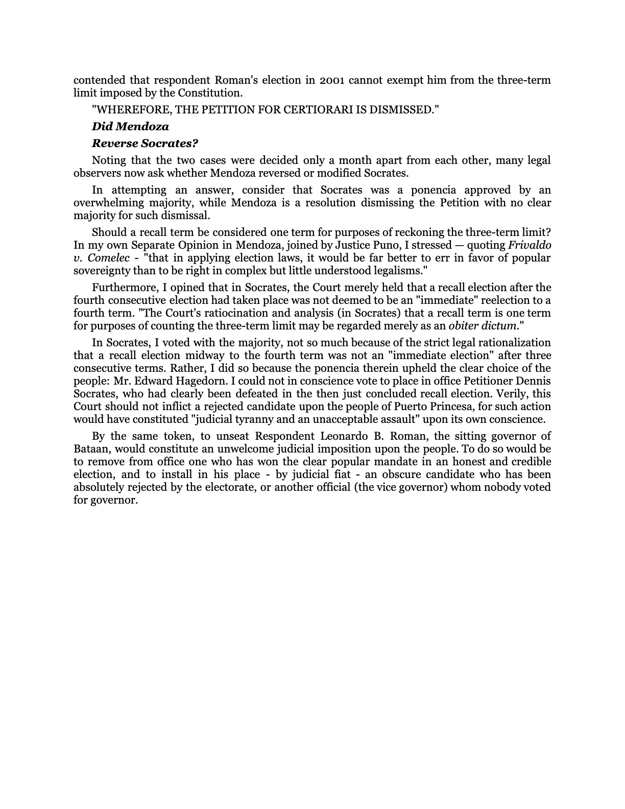 The Bio-Age Dawns on the Judiciary, page 65