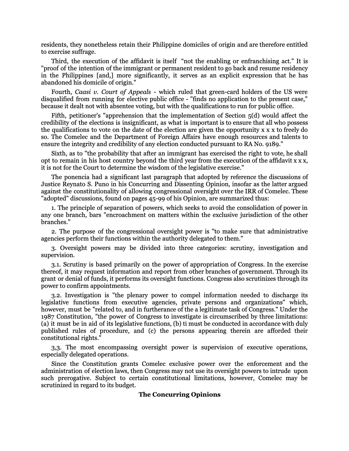 The Bio-Age Dawns on the Judiciary, page 101