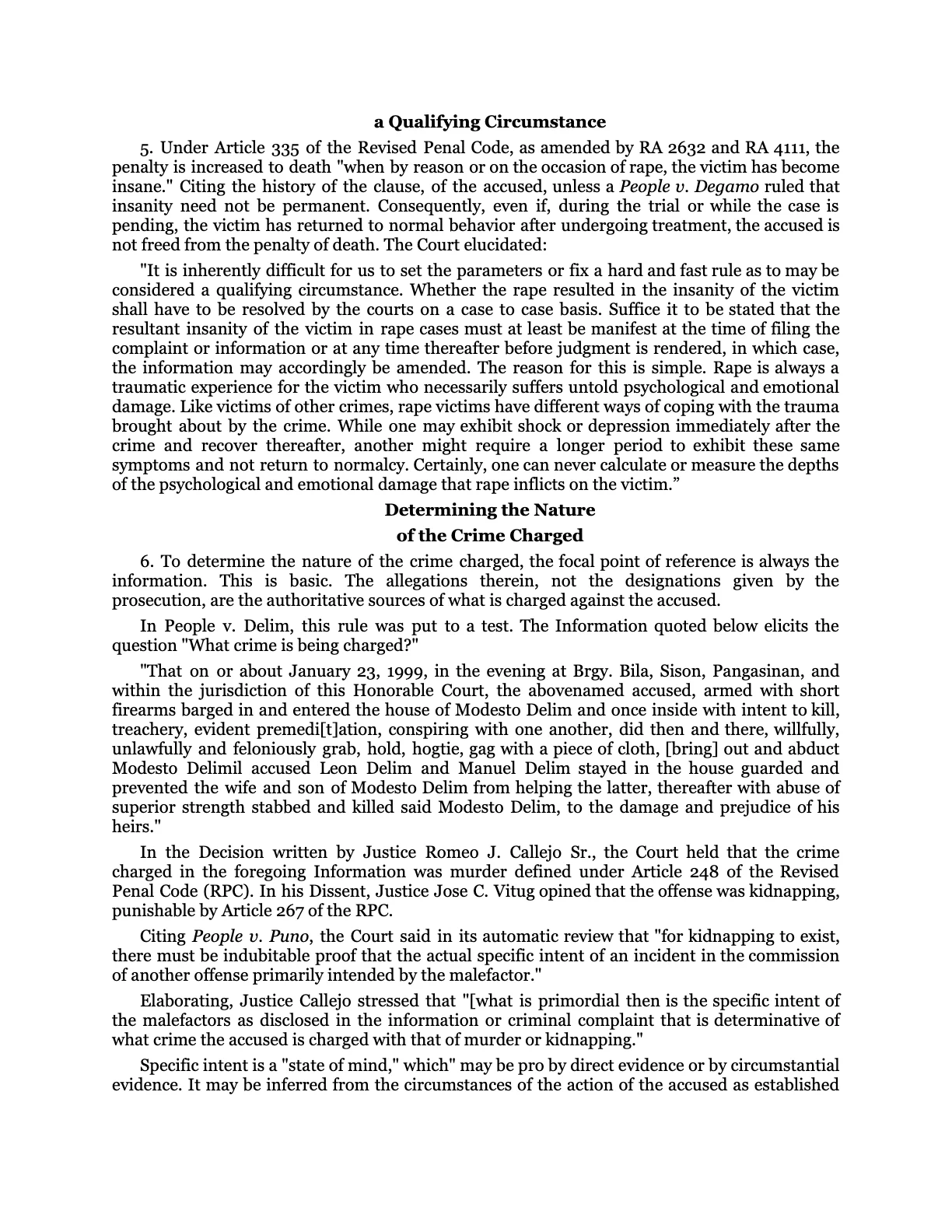 The Bio-Age Dawns on the Judiciary, page 122