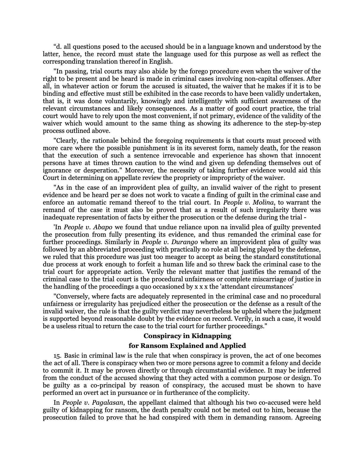 The Bio-Age Dawns on the Judiciary, page 132