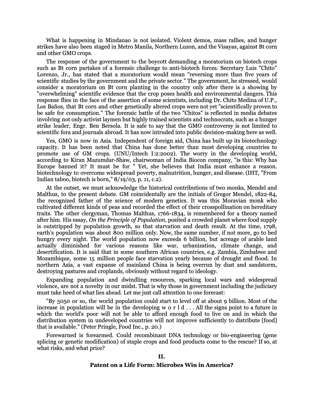 The Bio-Age Dawns on the Judiciary, page 147