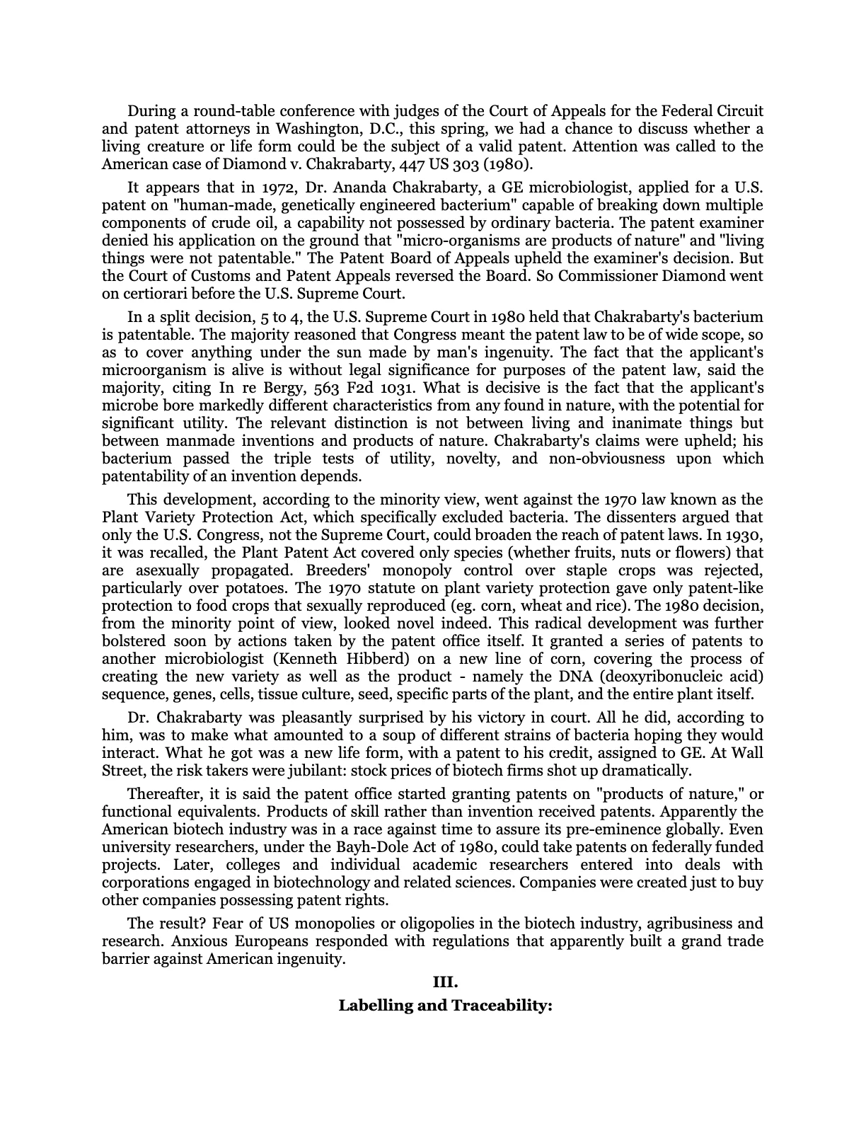 The Bio-Age Dawns on the Judiciary, page 148