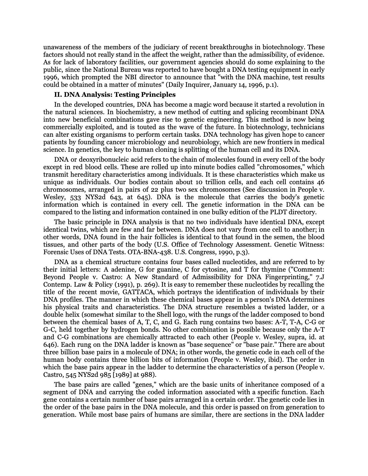 The Bio-Age Dawns on the Judiciary, page 152