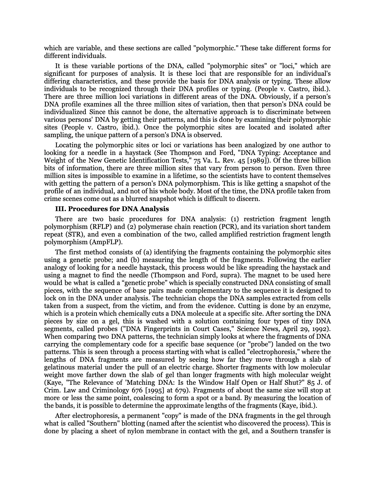 The Bio-Age Dawns on the Judiciary, page 153