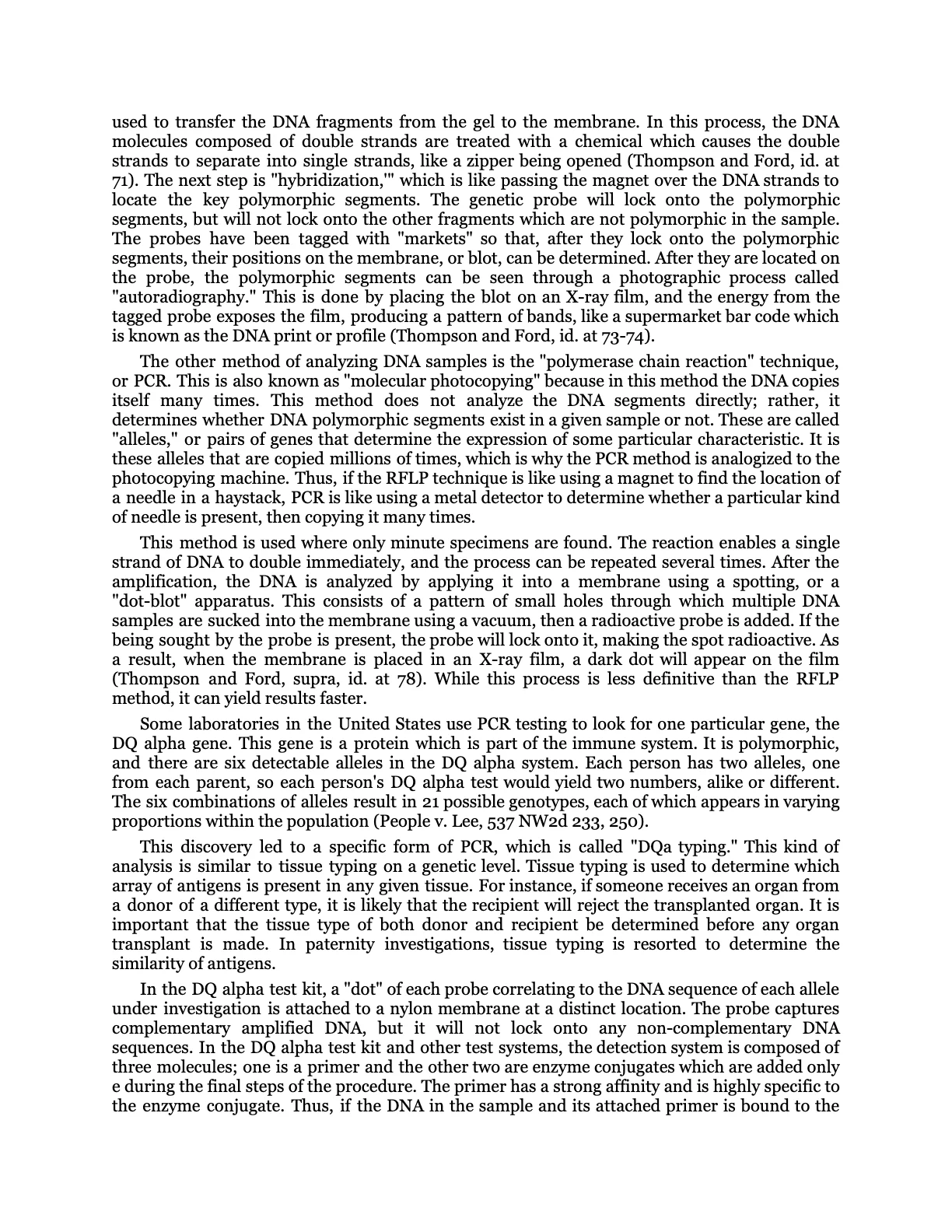 The Bio-Age Dawns on the Judiciary, page 154