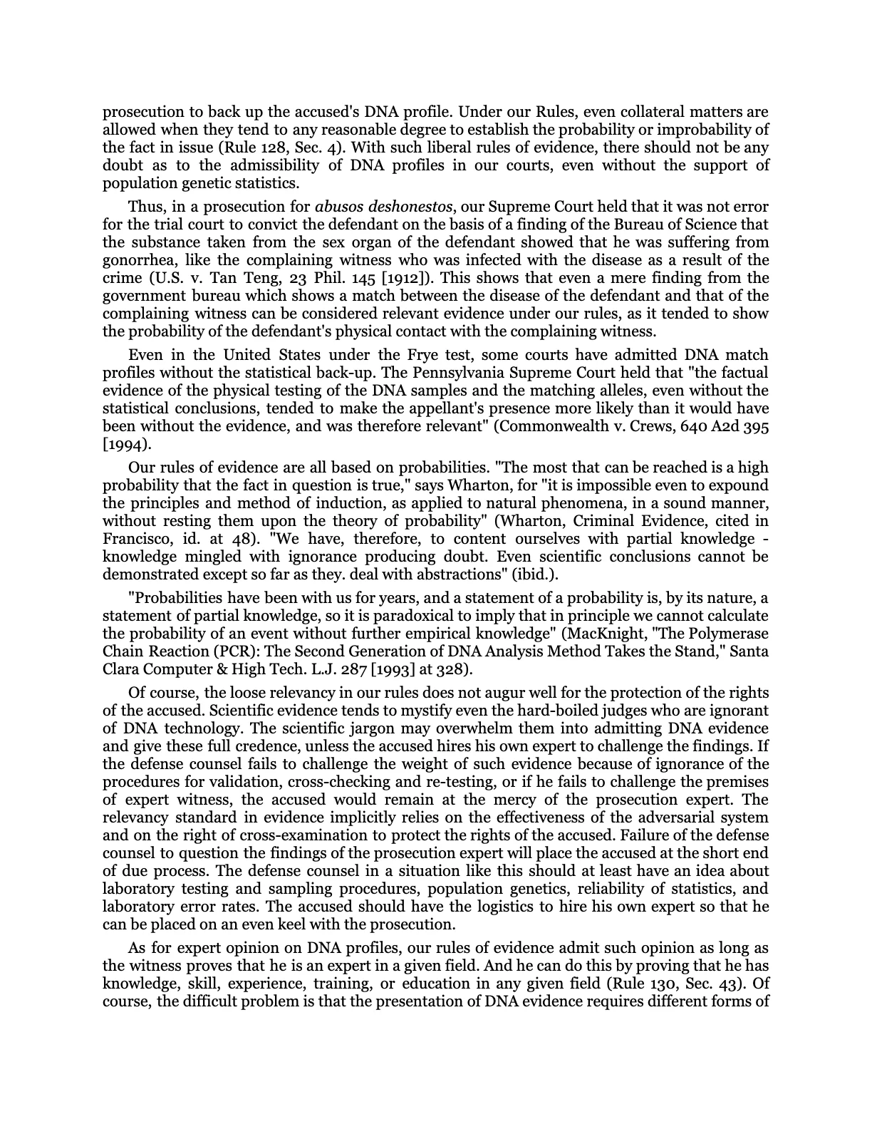 The Bio-Age Dawns on the Judiciary, page 158
