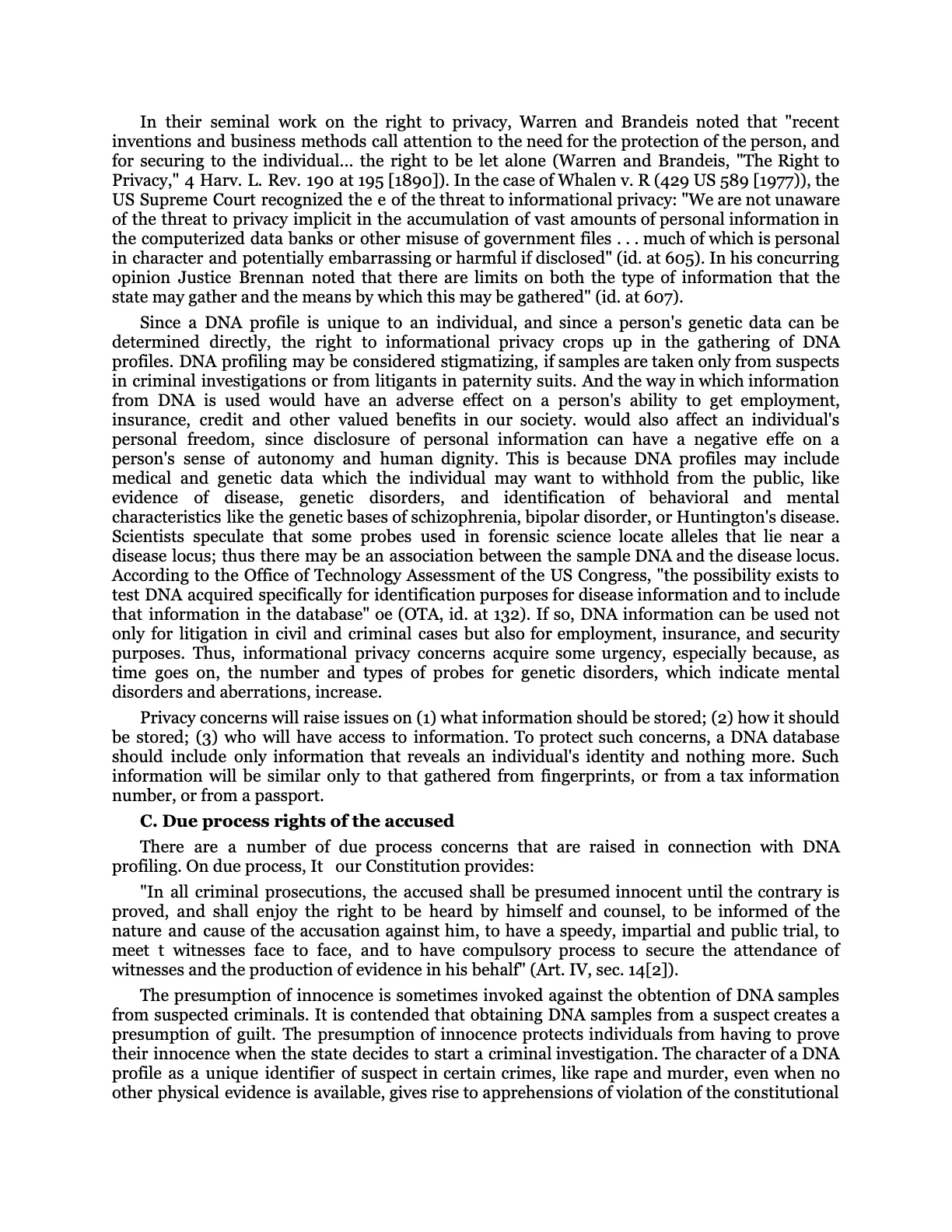 The Bio-Age Dawns on the Judiciary, page 169