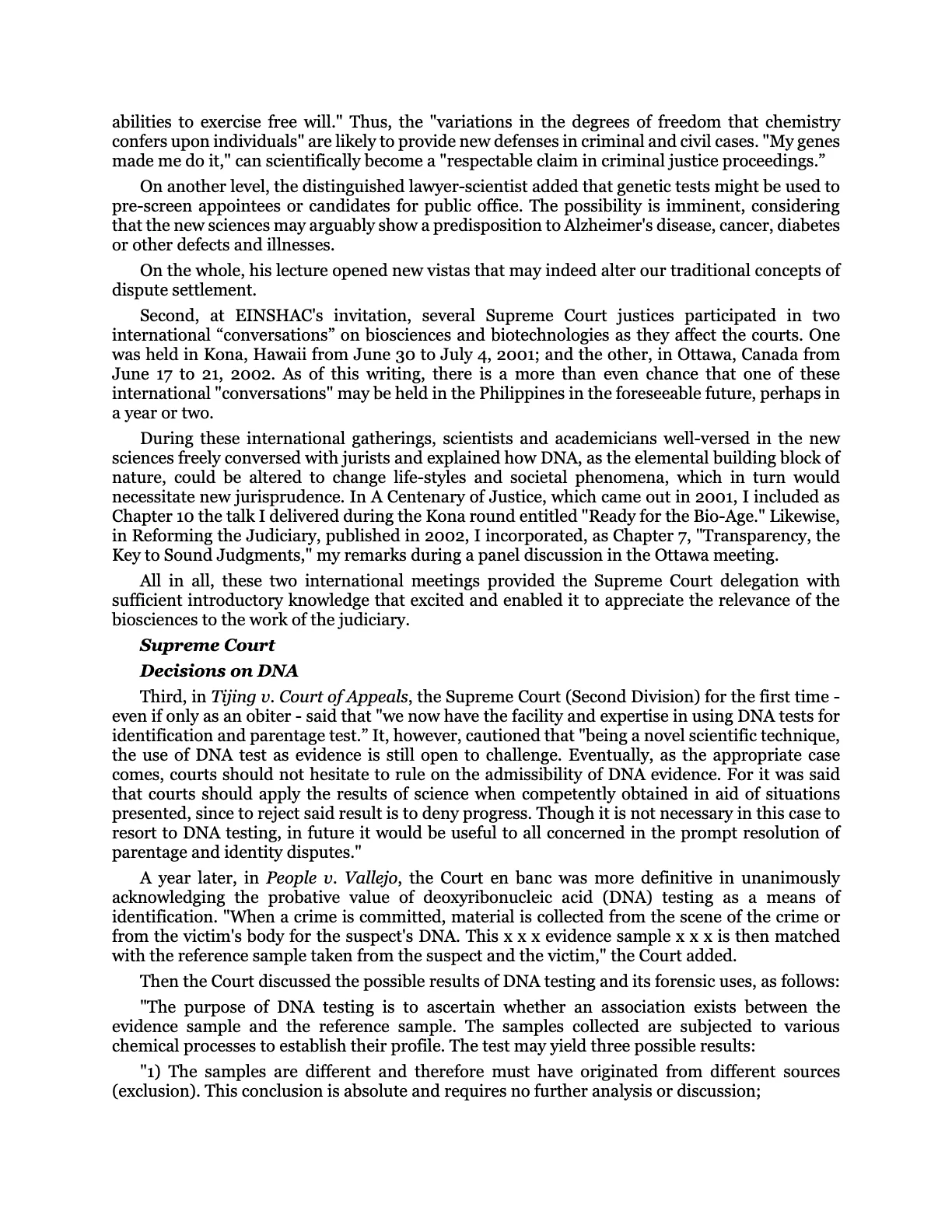 The Bio-Age Dawns on the Judiciary, page 9