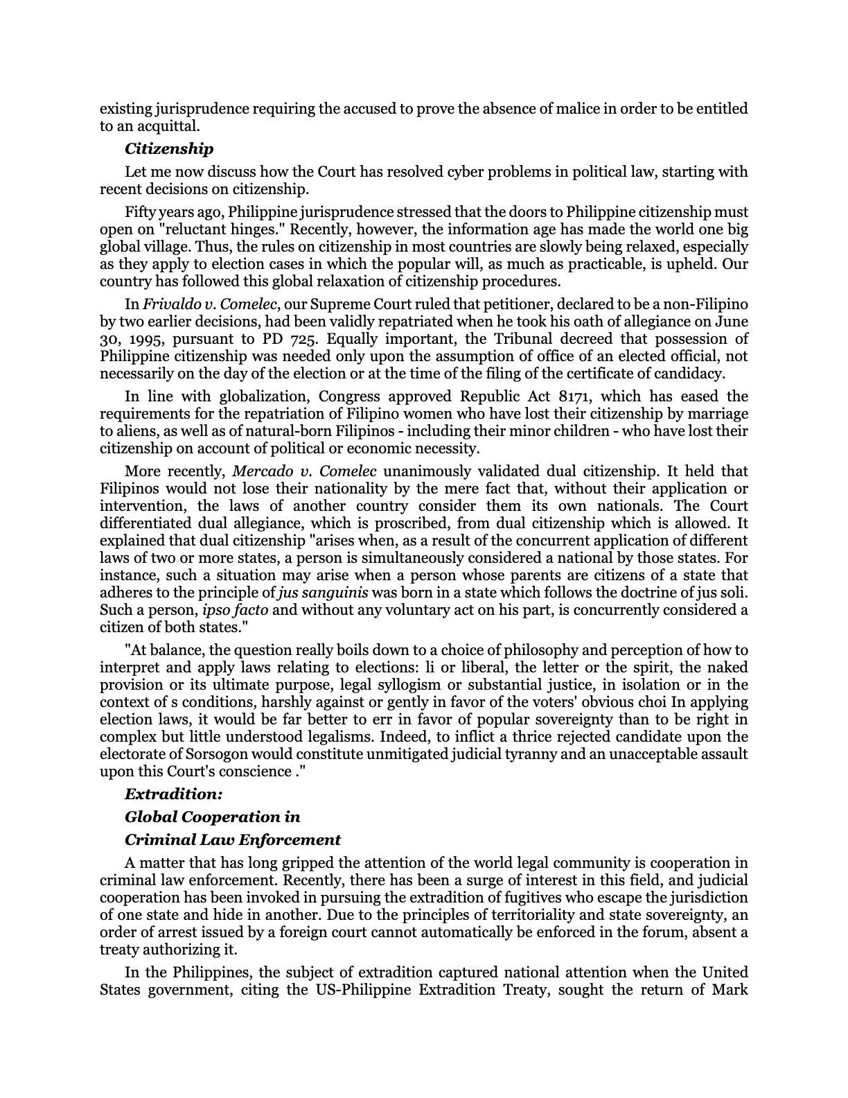The Bio-Age Dawns on the Judiciary, page 34