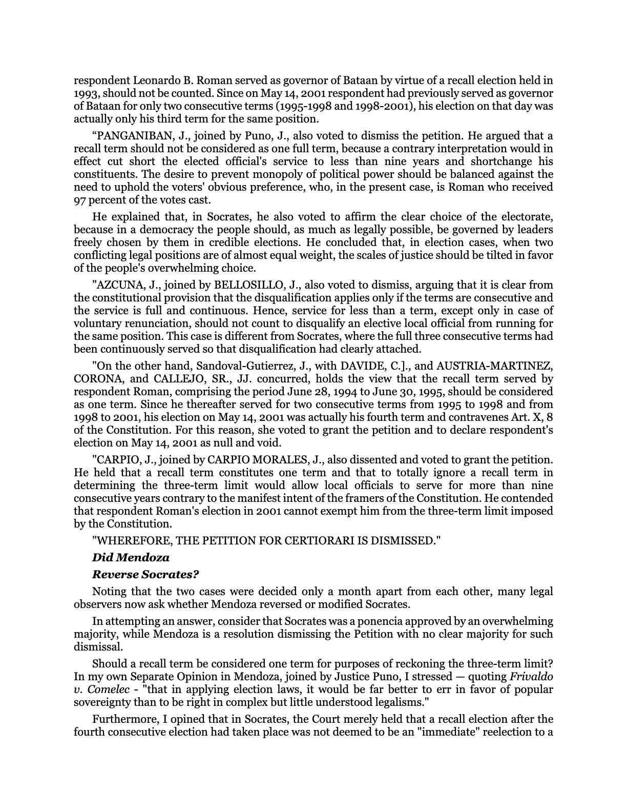 The Bio-Age Dawns on the Judiciary, page 64