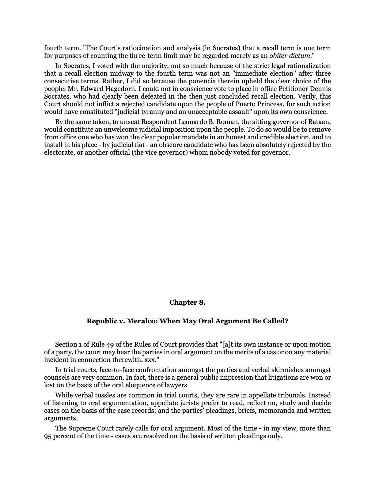 The Bio-Age Dawns on the Judiciary, page 65
