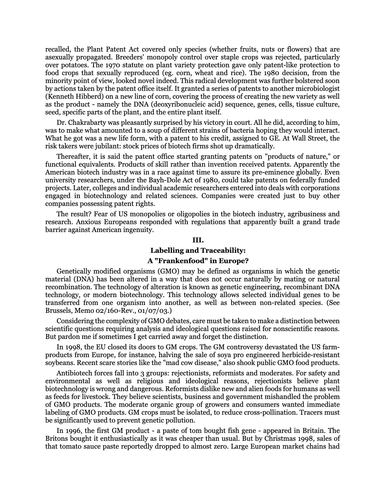 The Bio-Age Dawns on the Judiciary, page 147