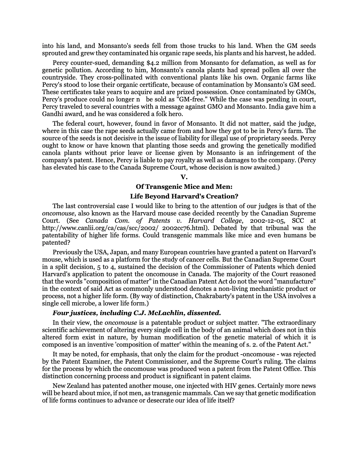 The Bio-Age Dawns on the Judiciary, page 149