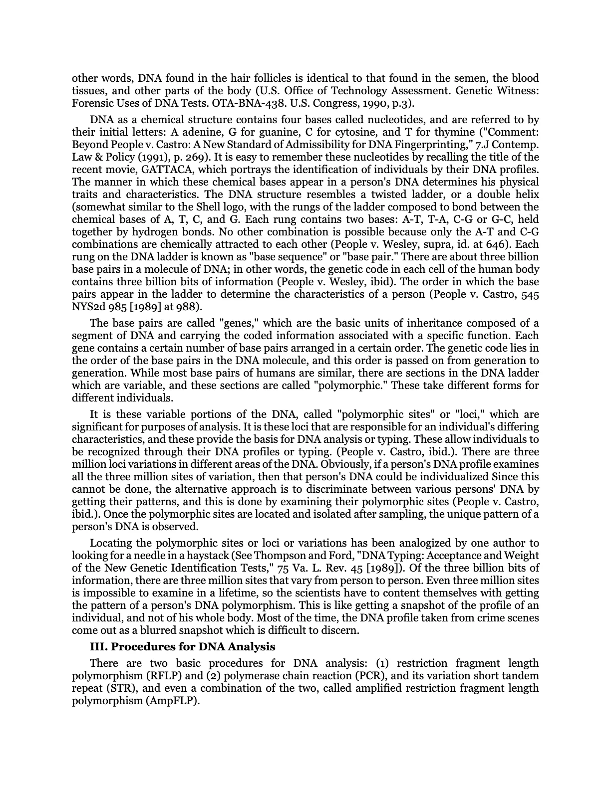The Bio-Age Dawns on the Judiciary, page 151