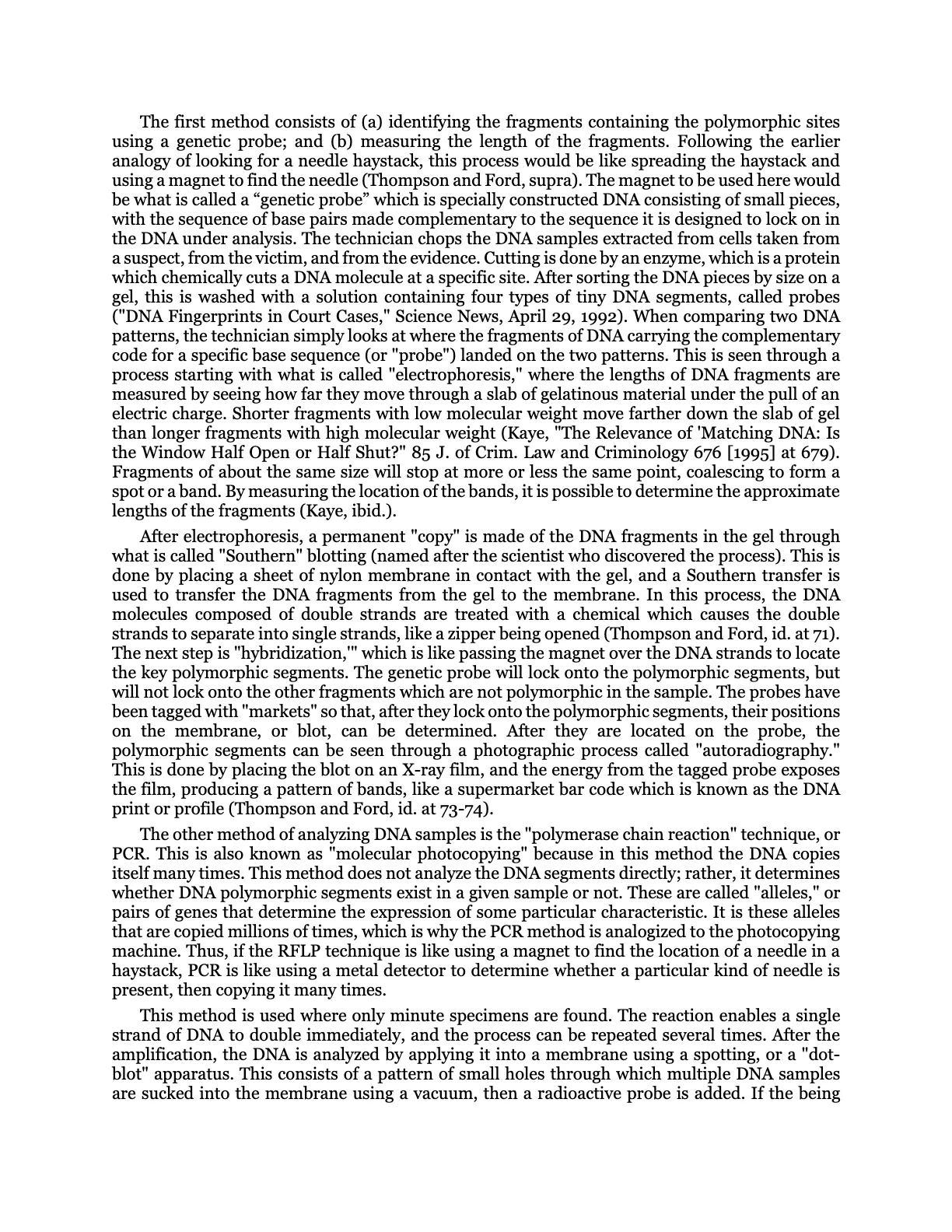 The Bio-Age Dawns on the Judiciary, page 152