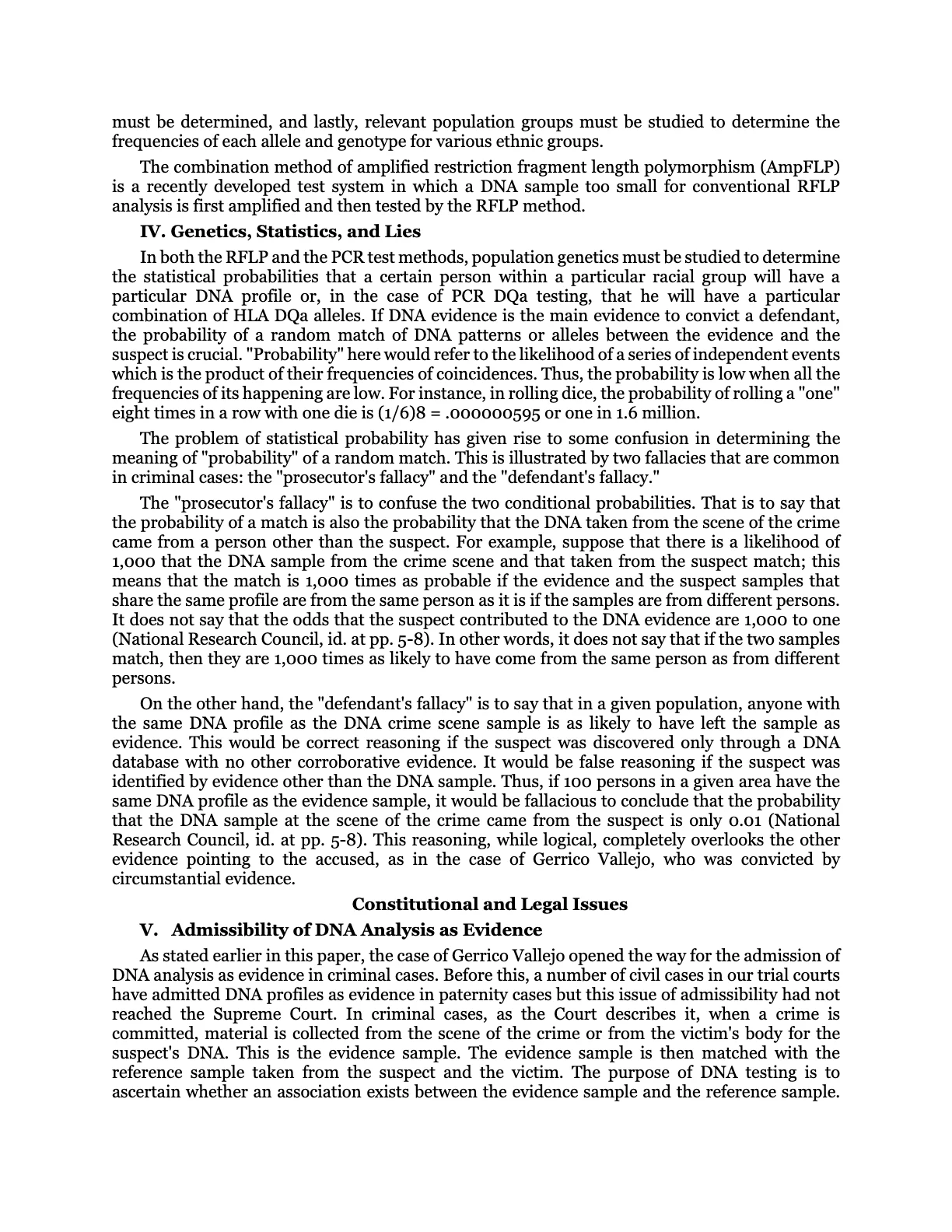 The Bio-Age Dawns on the Judiciary, page 154