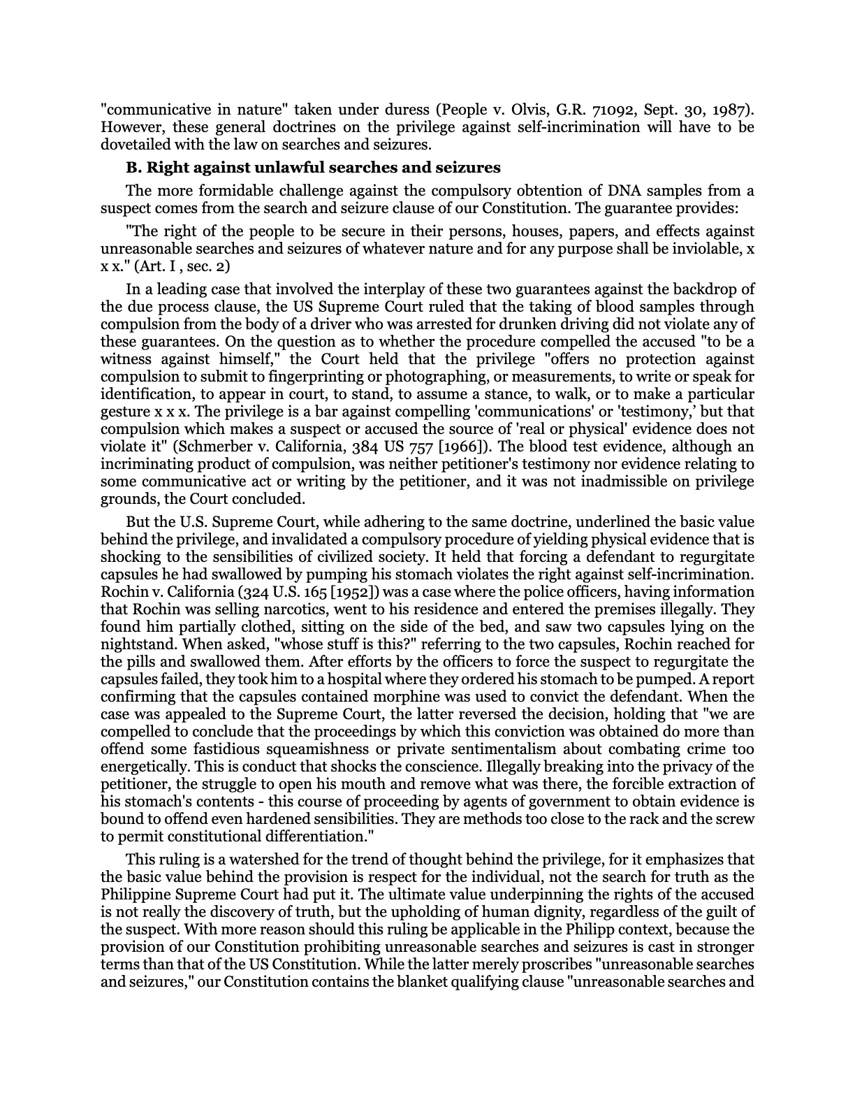 The Bio-Age Dawns on the Judiciary, page 164