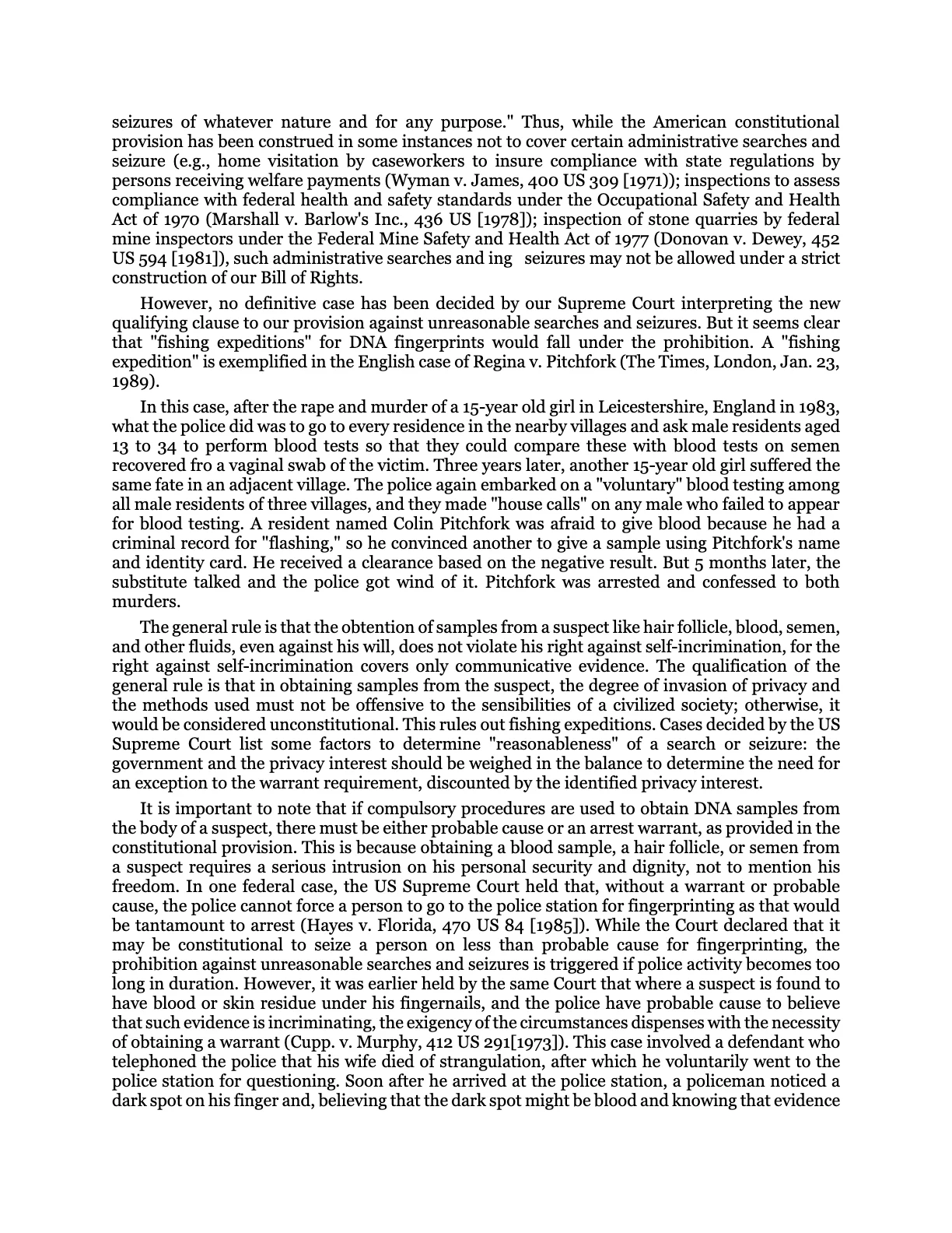 The Bio-Age Dawns on the Judiciary, page 165