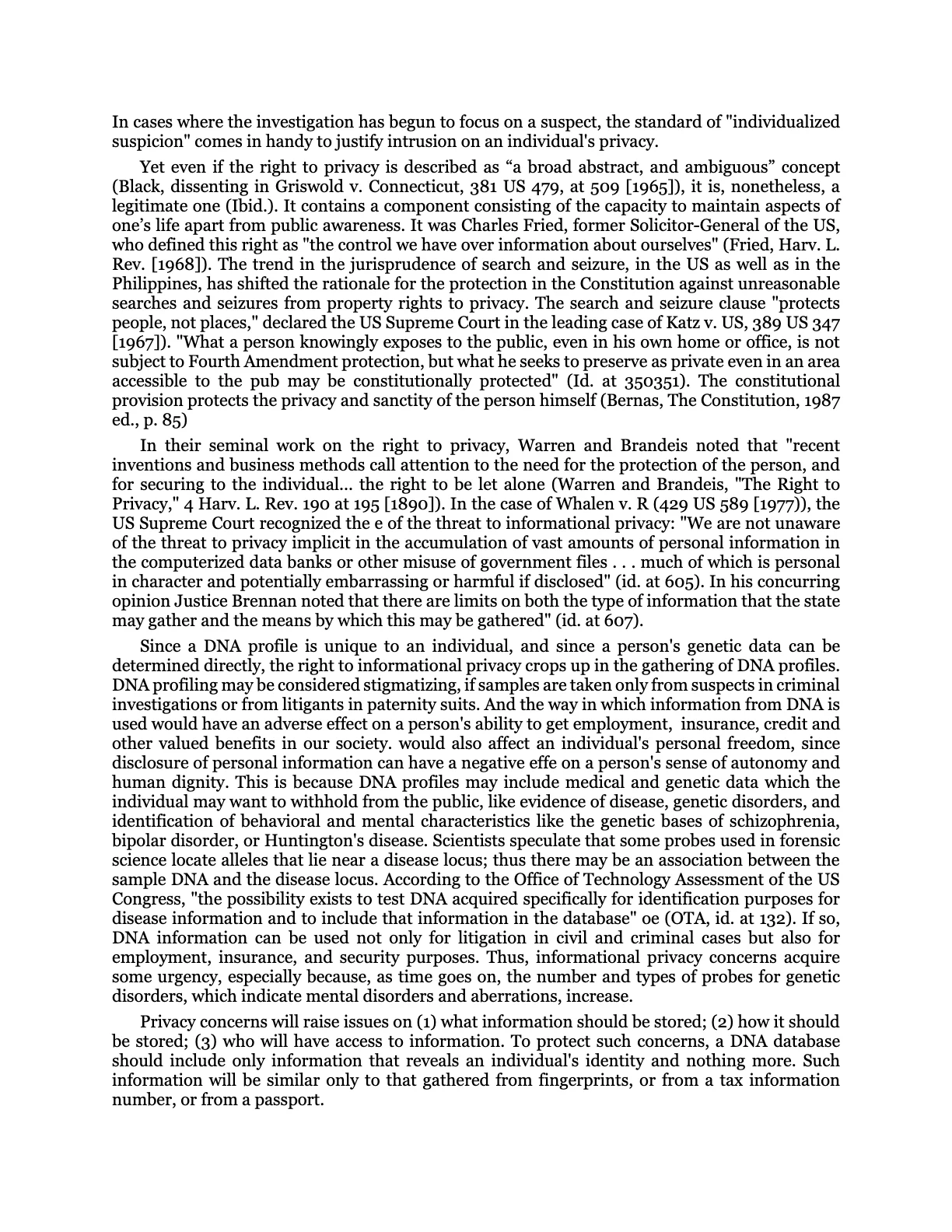 The Bio-Age Dawns on the Judiciary, page 167