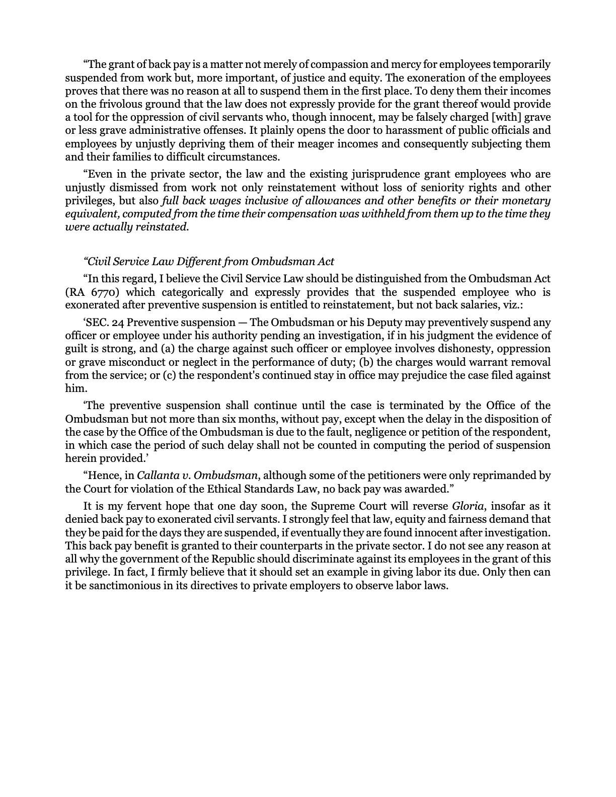 Leadership by Example: The Davide Standard, page 68
