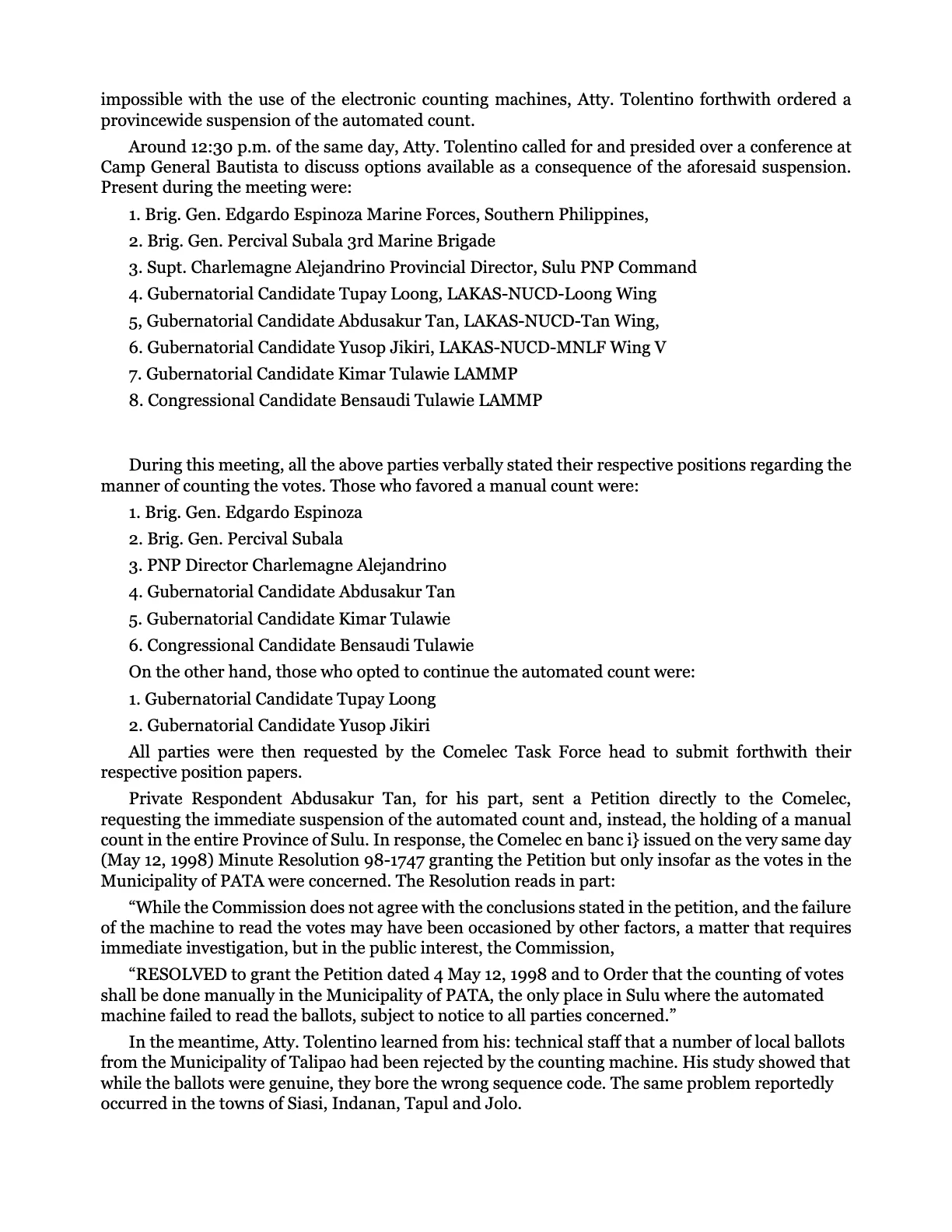 Leadership by Example: The Davide Standard, page 76