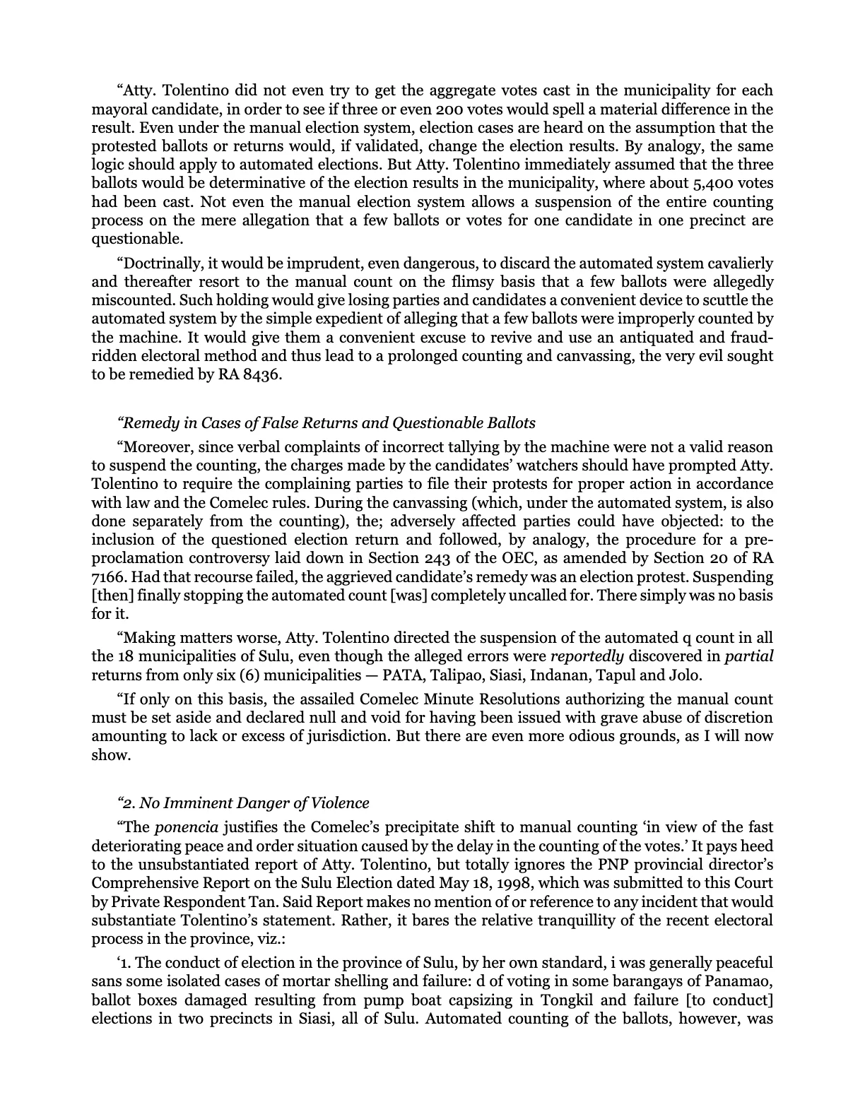 Leadership by Example: The Davide Standard, page 82