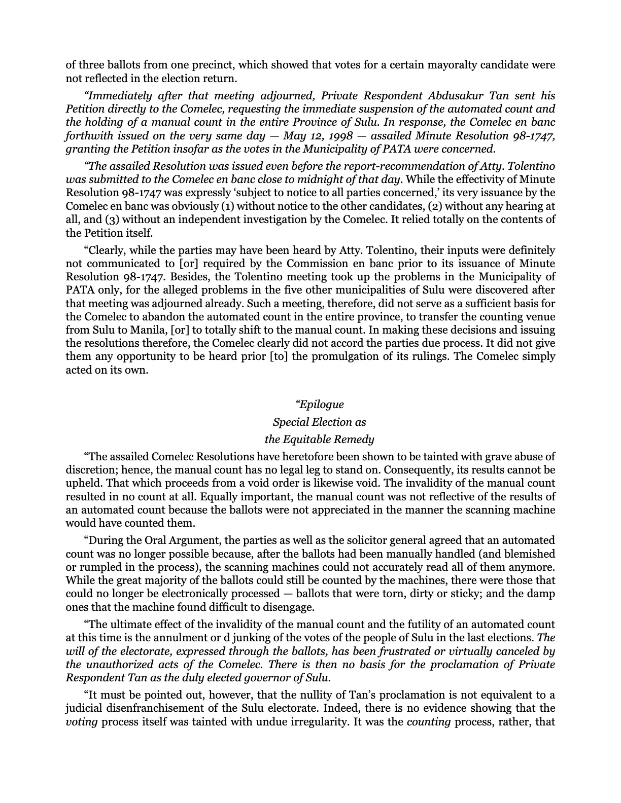 Leadership by Example: The Davide Standard, page 86