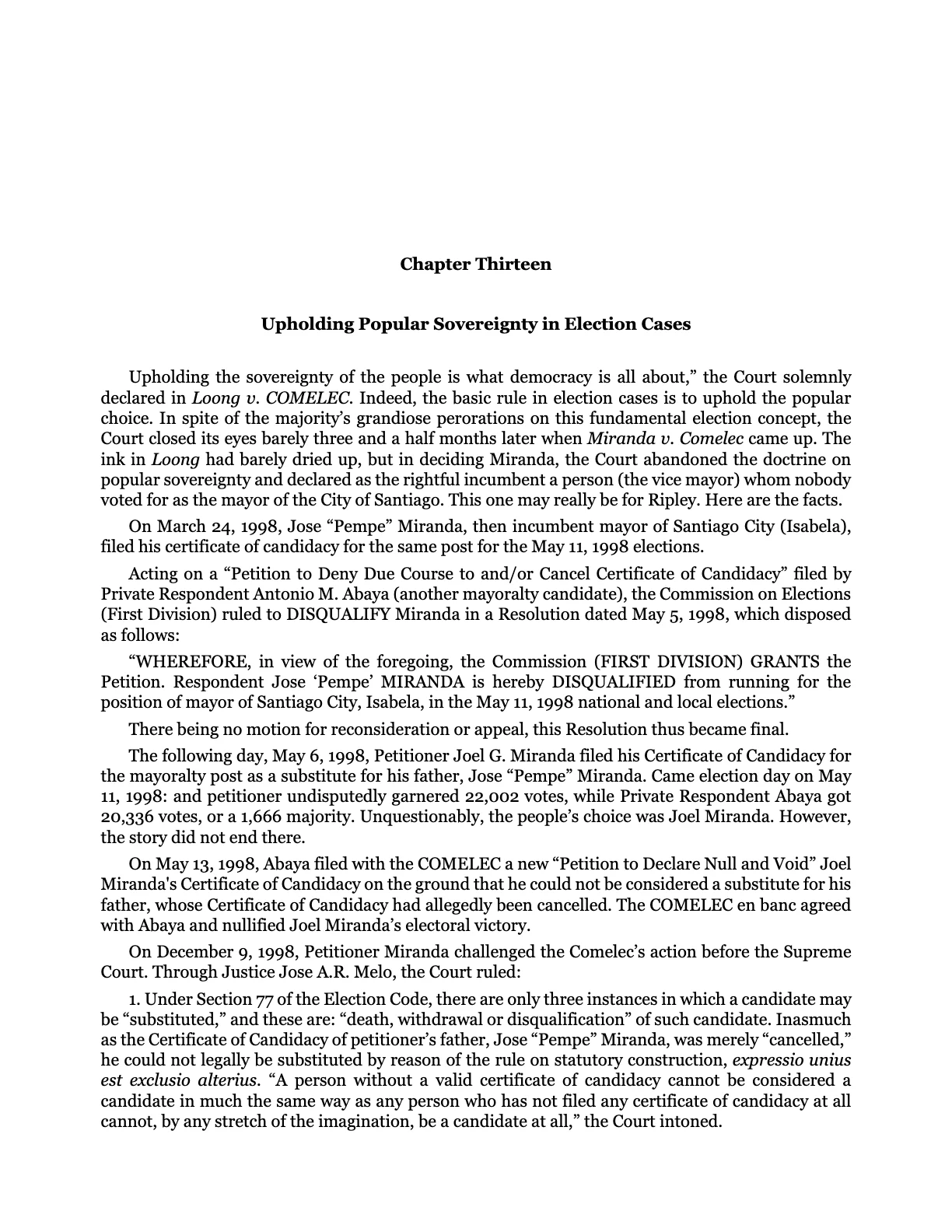 Leadership by Example: The Davide Standard, page 89