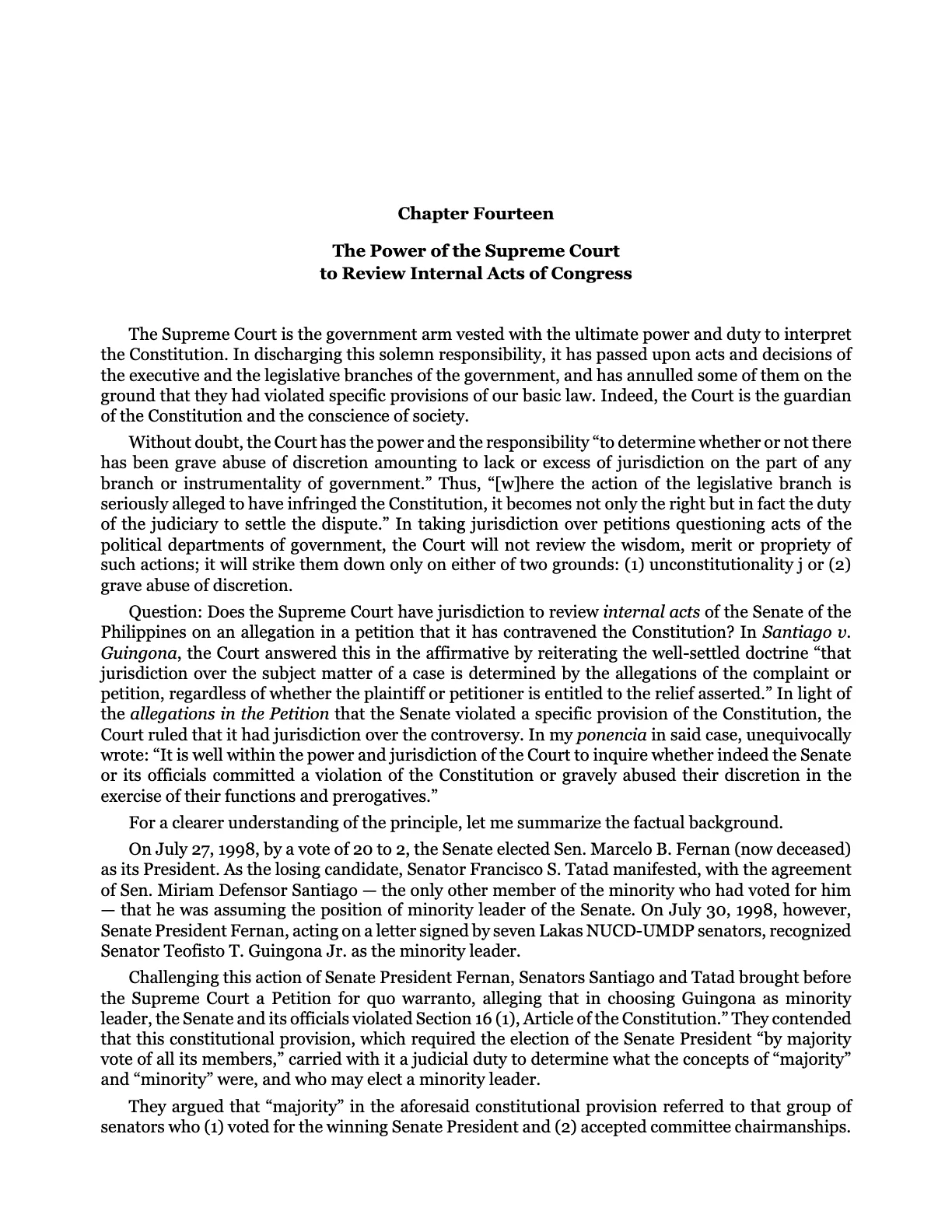 Leadership by Example: The Davide Standard, page 92
