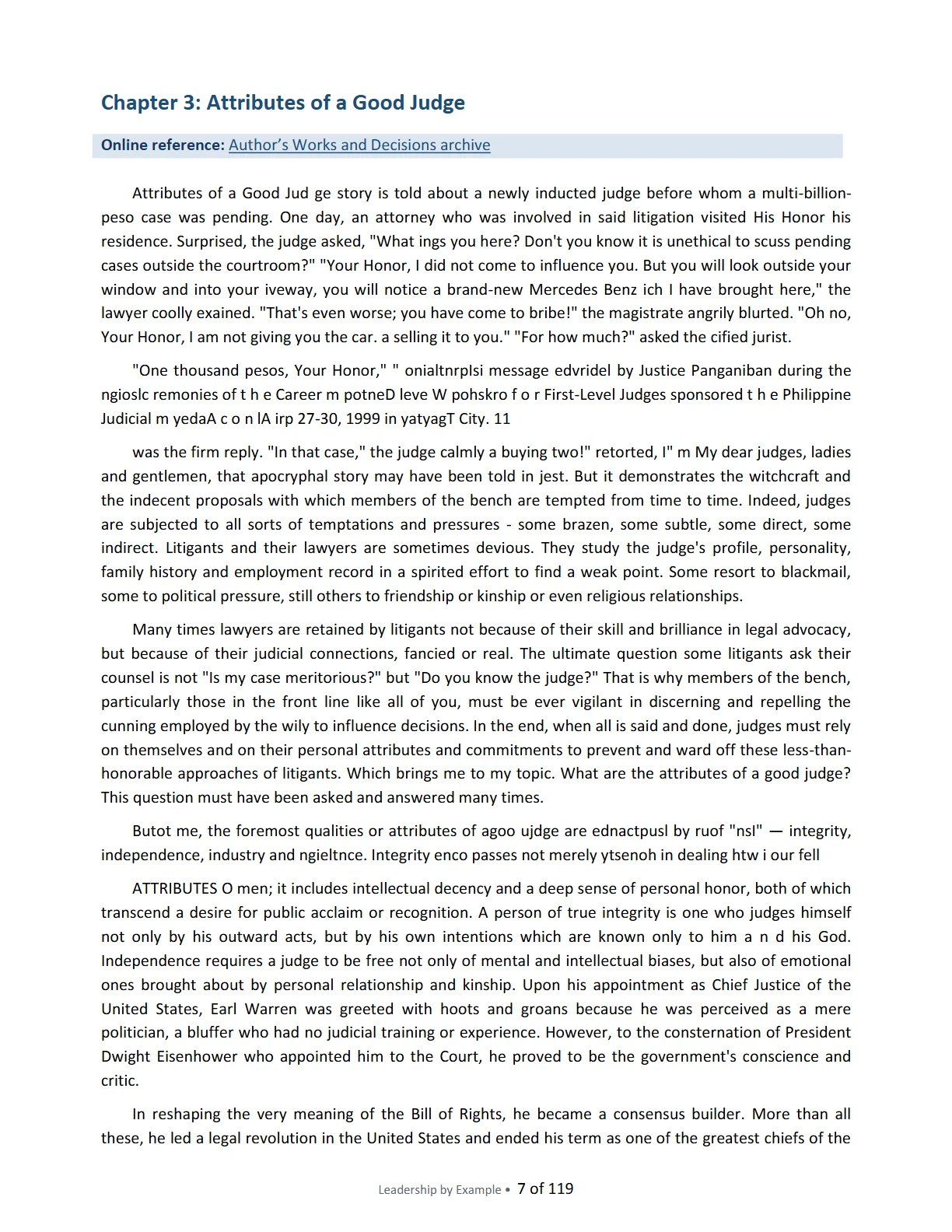Leadership by Example: The Davide Standard, page 7