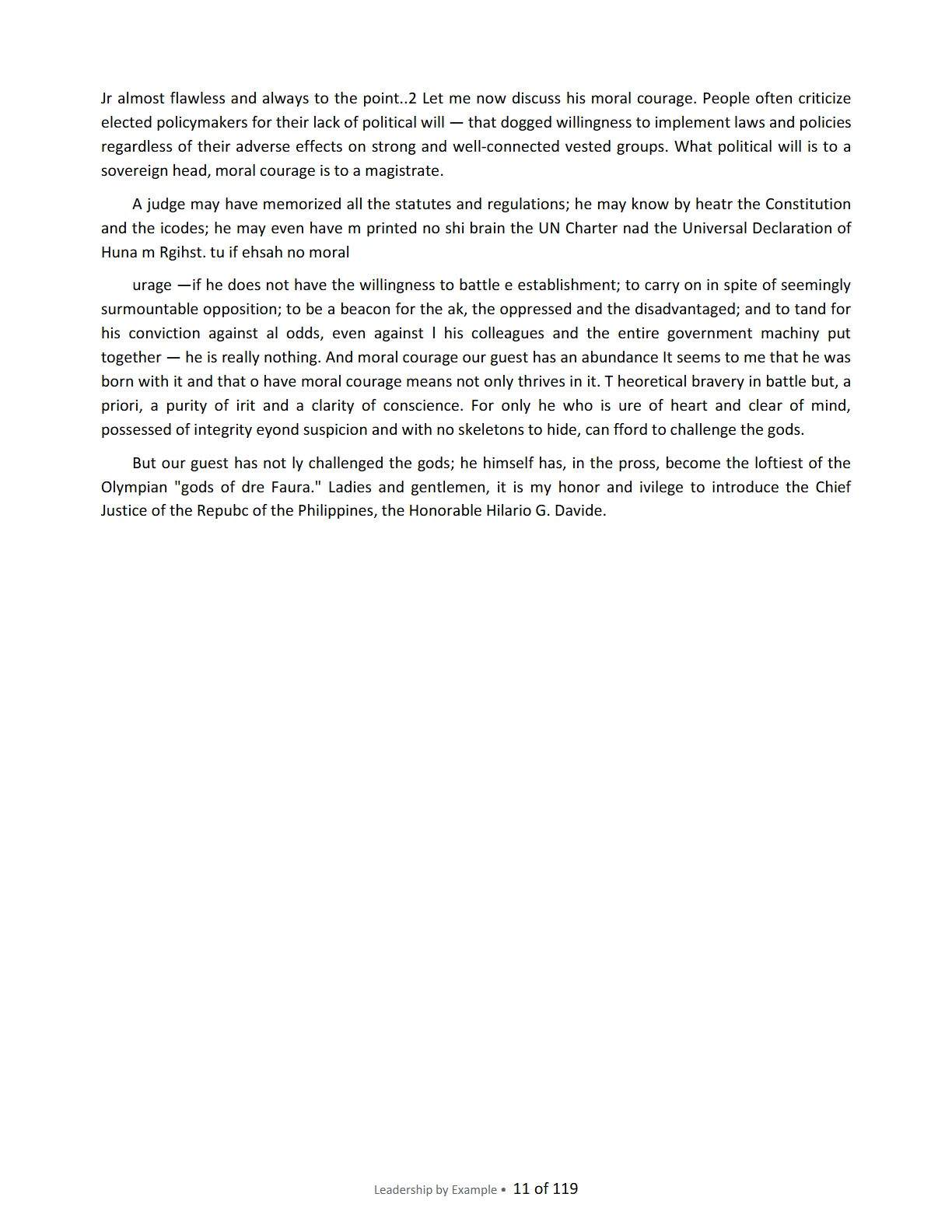 Leadership by Example: The Davide Standard, page 11