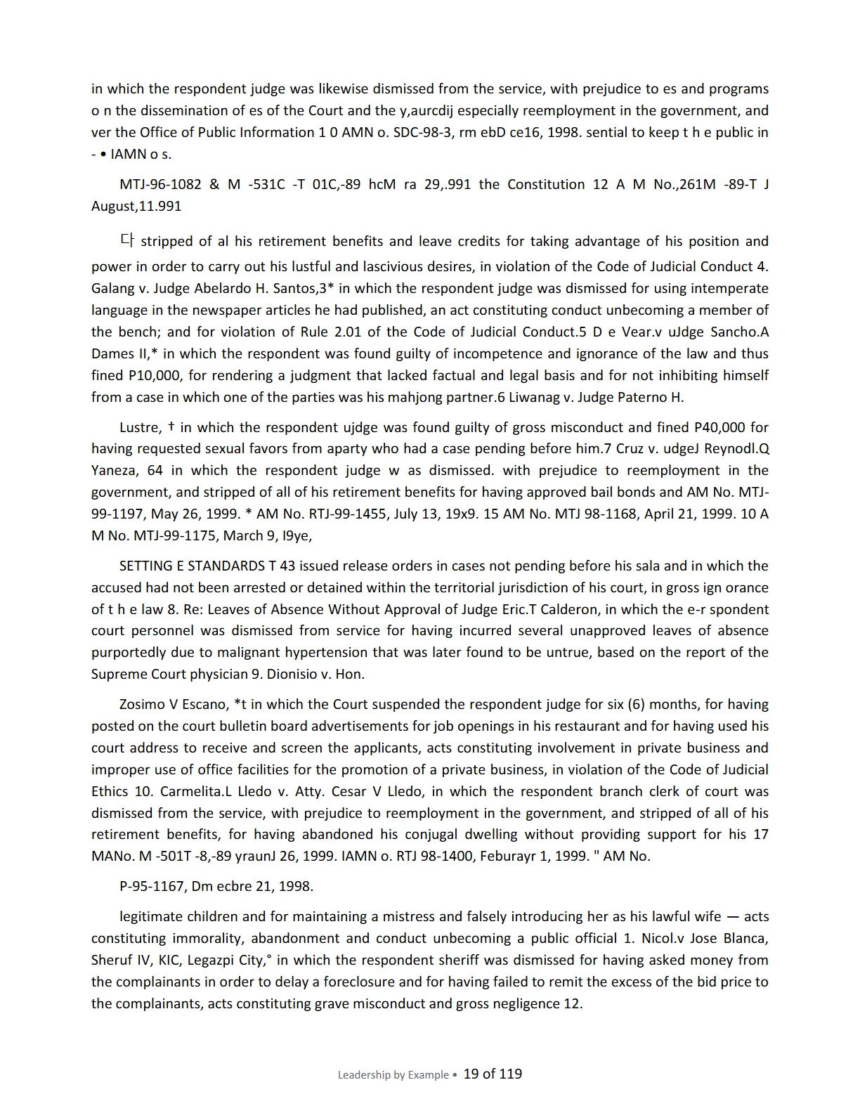 Leadership by Example: The Davide Standard, page 19