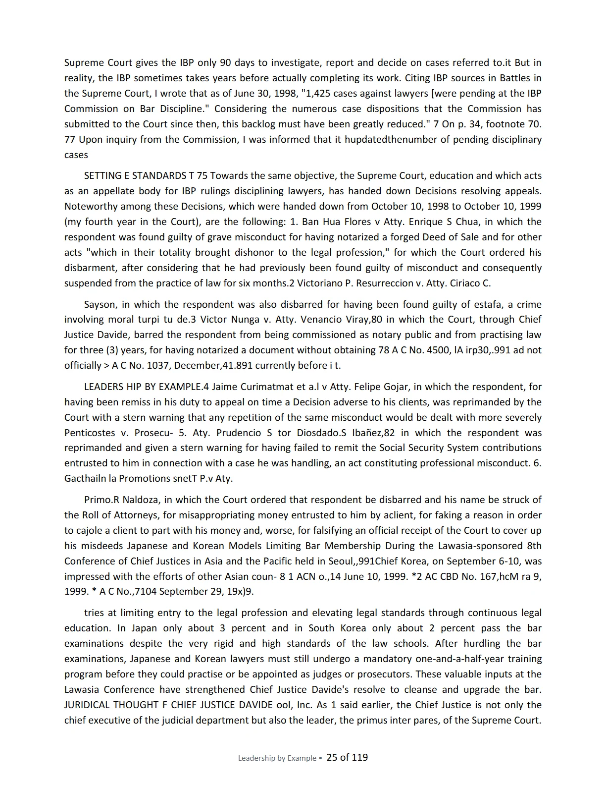 Leadership by Example: The Davide Standard, page 25