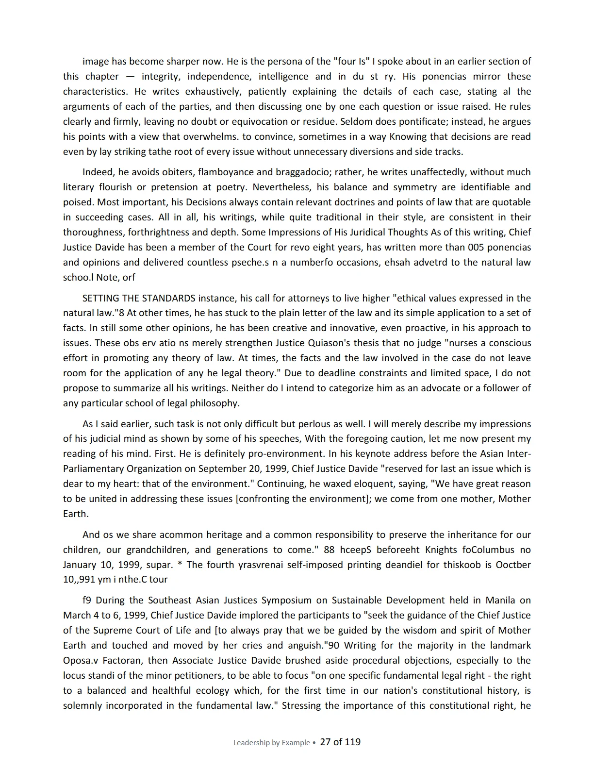 Leadership by Example: The Davide Standard, page 27