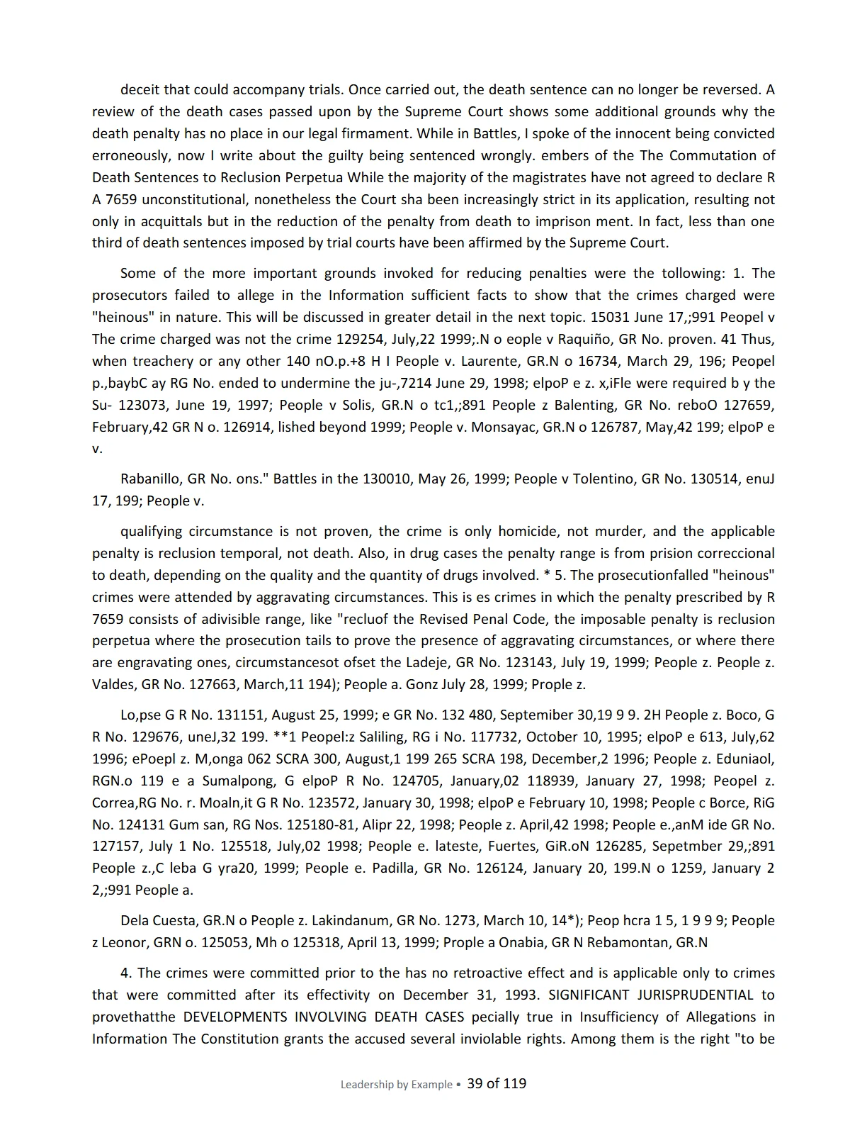 Leadership by Example: The Davide Standard, page 39