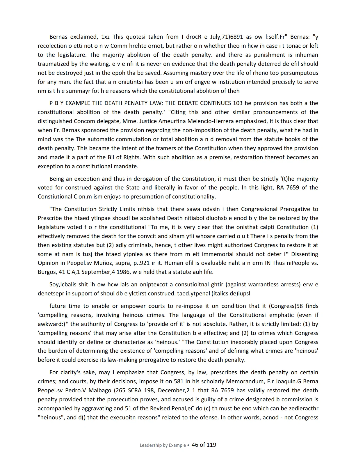 Leadership by Example: The Davide Standard, page 46