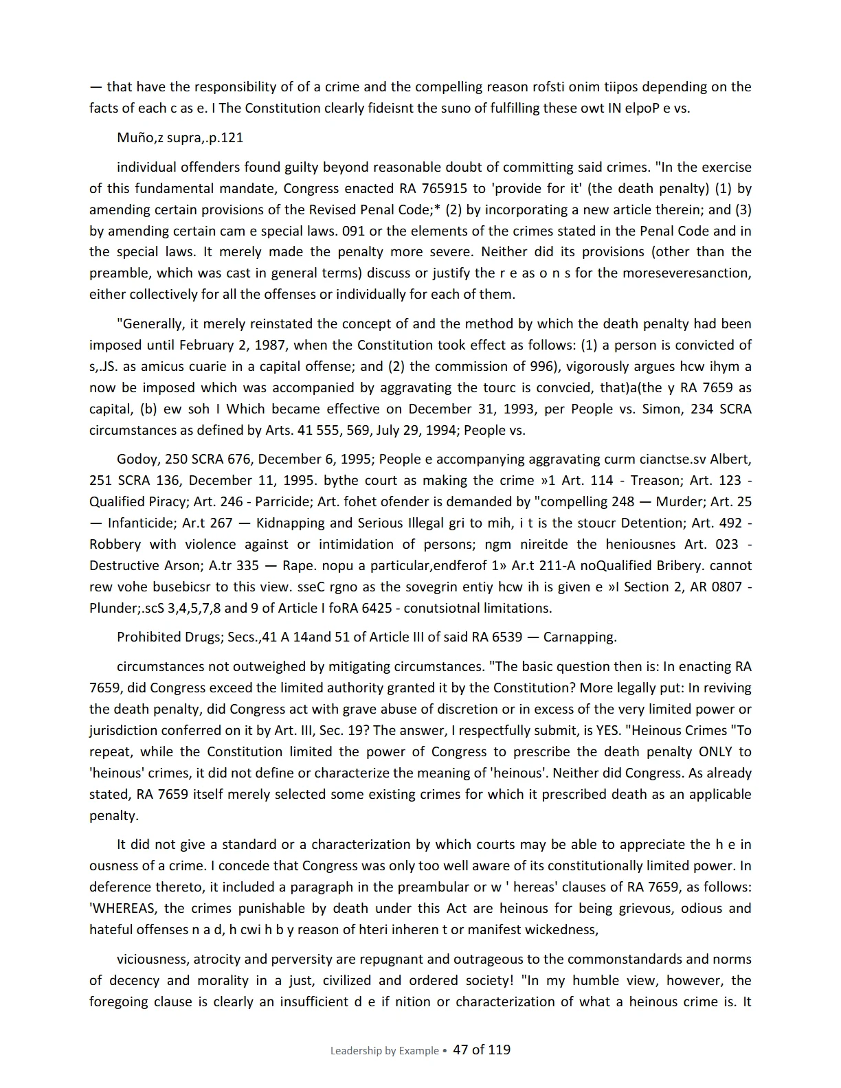 Leadership by Example: The Davide Standard, page 47