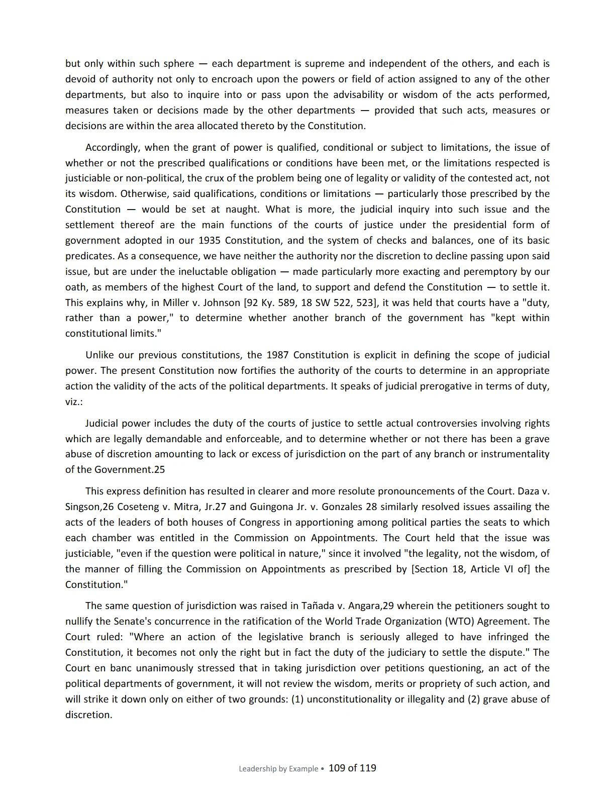 Leadership by Example: The Davide Standard, page 109