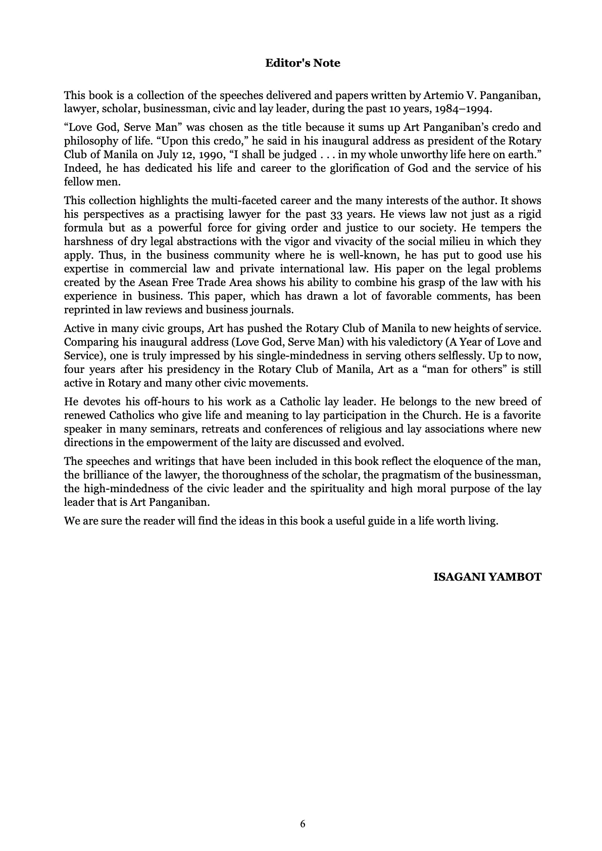 Love God Serve Man, page 6