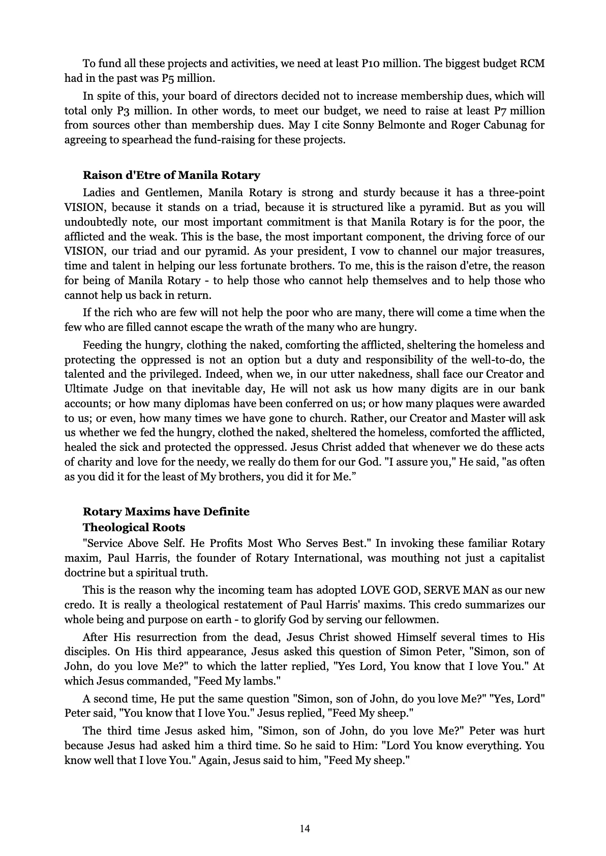 Love God Serve Man, page 14