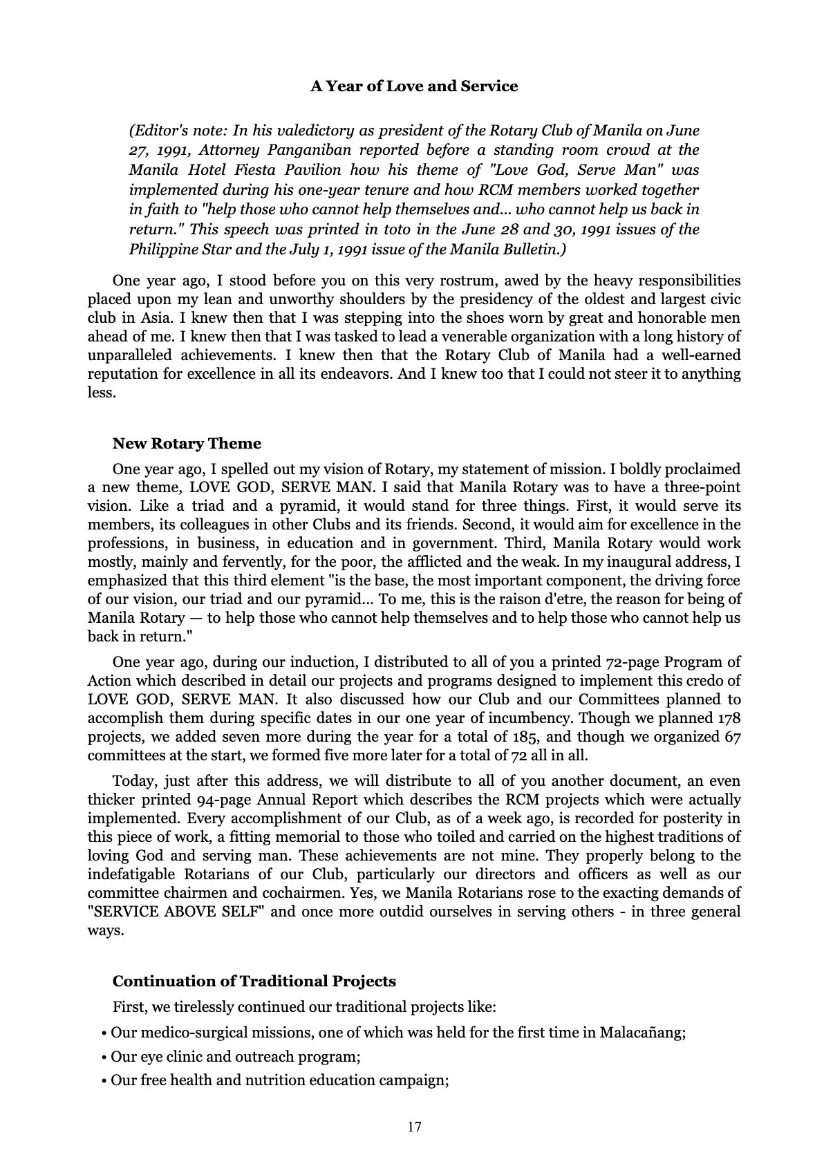 Love God Serve Man, page 17