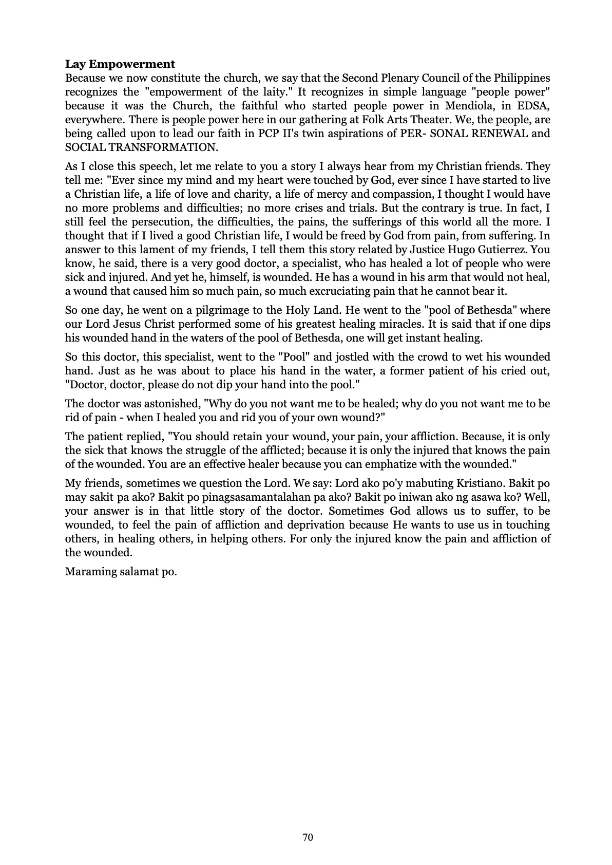 Love God Serve Man, page 70