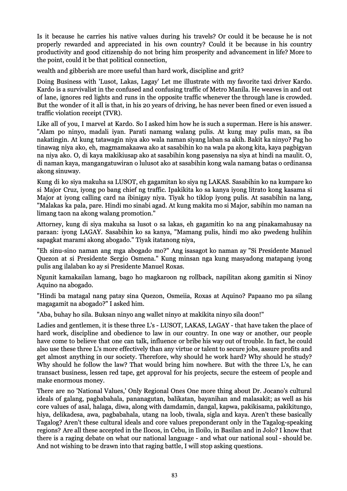 Love God Serve Man, page 83