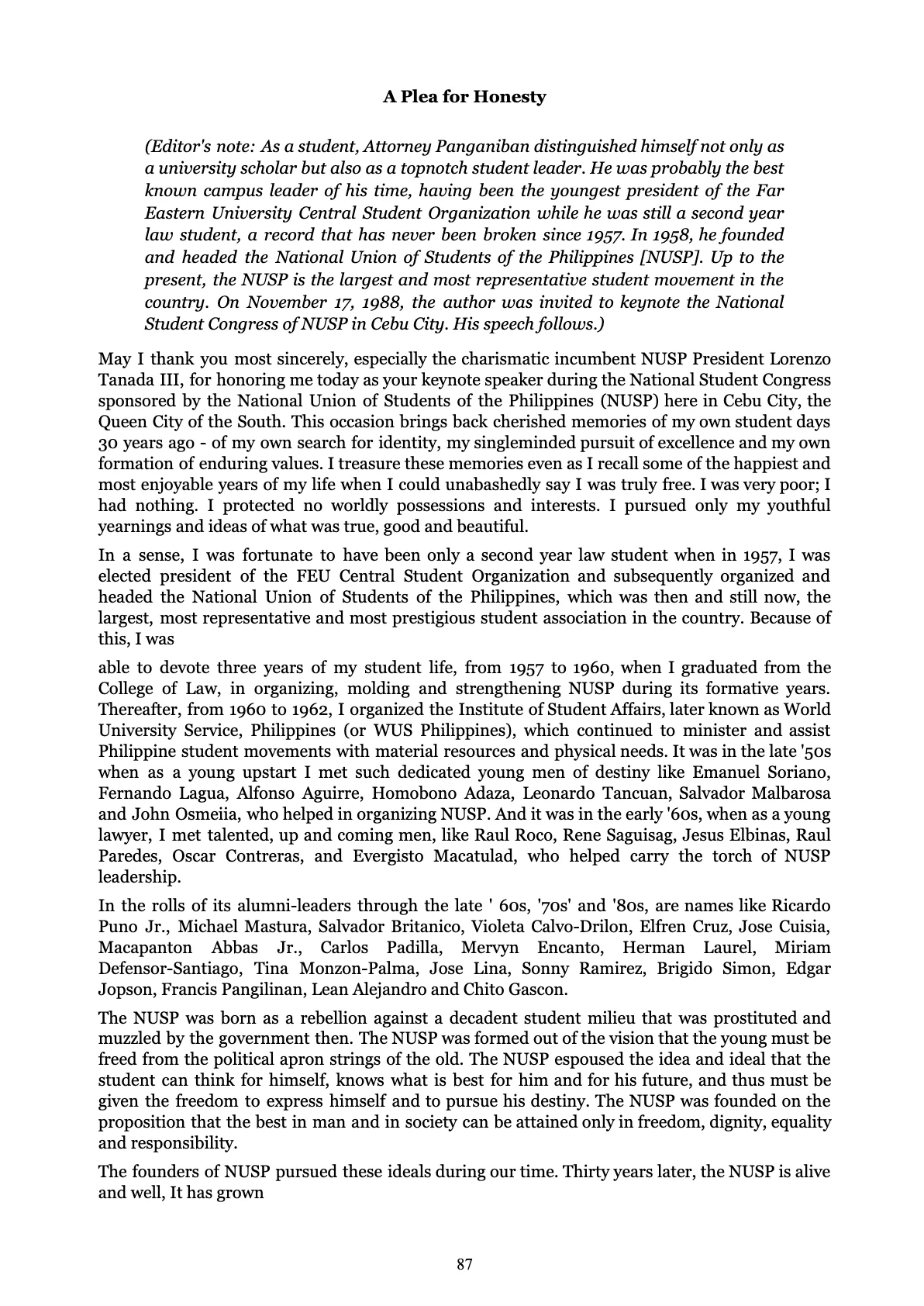 Love God Serve Man, page 87