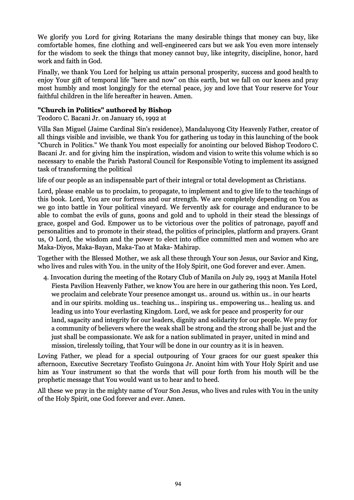 Love God Serve Man, page 94