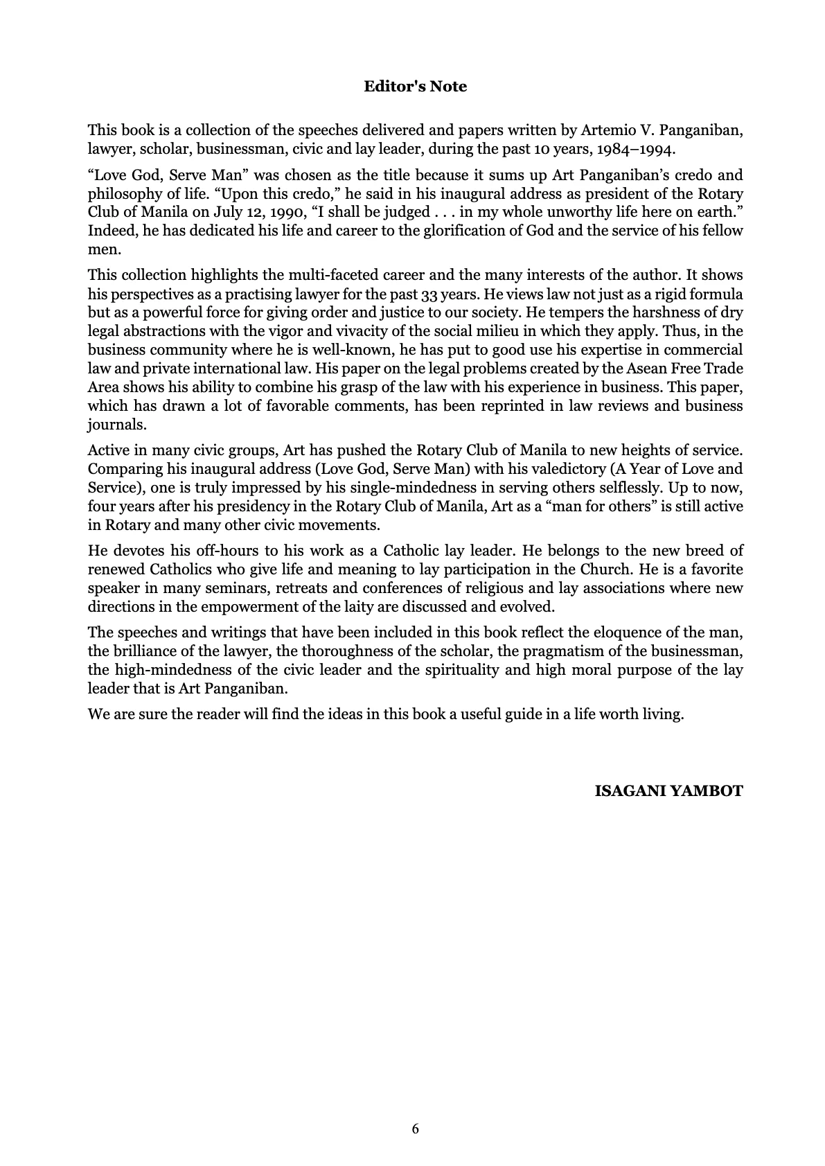 Love God Serve Man, page 6