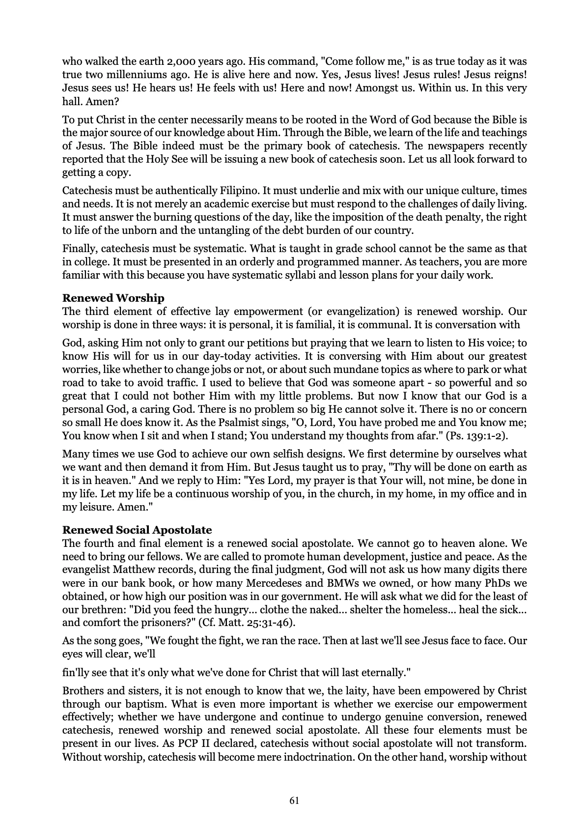 Love God Serve Man, page 61
